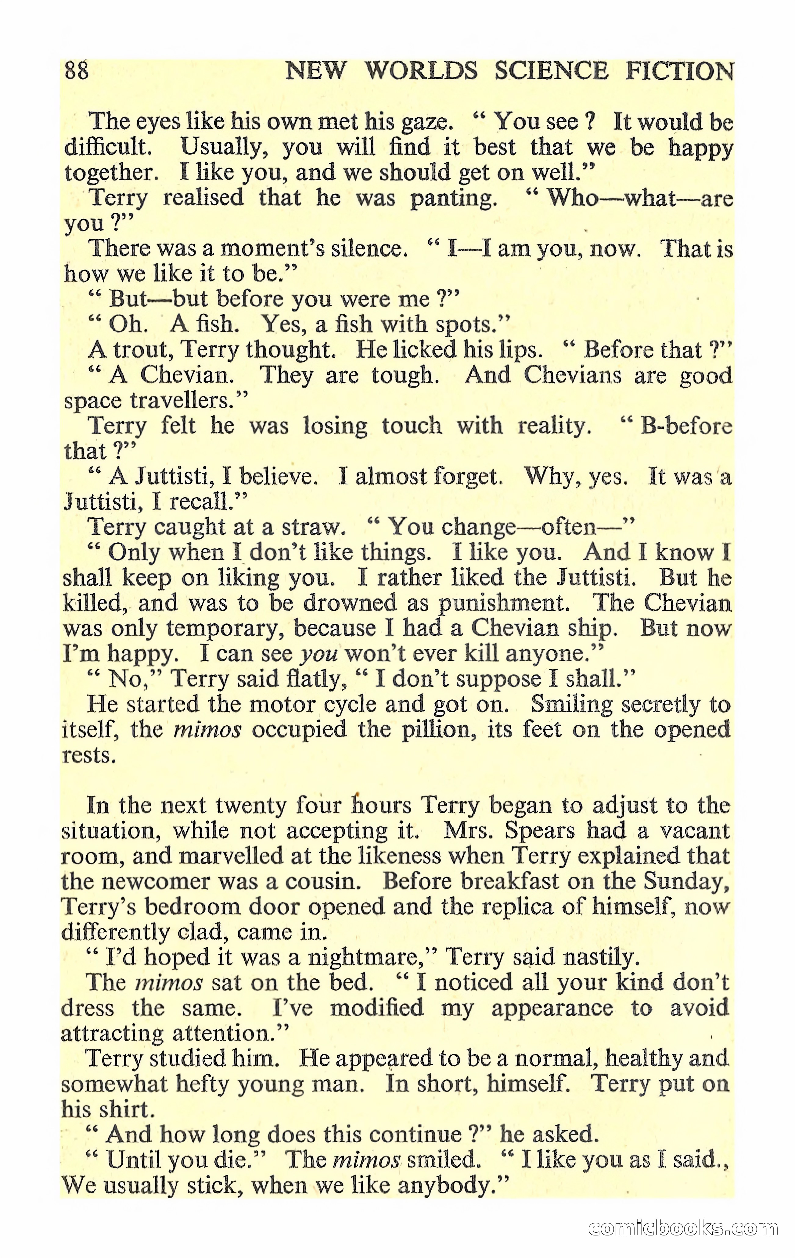 New Worlds Science Fiction #88 — page 90 of 132