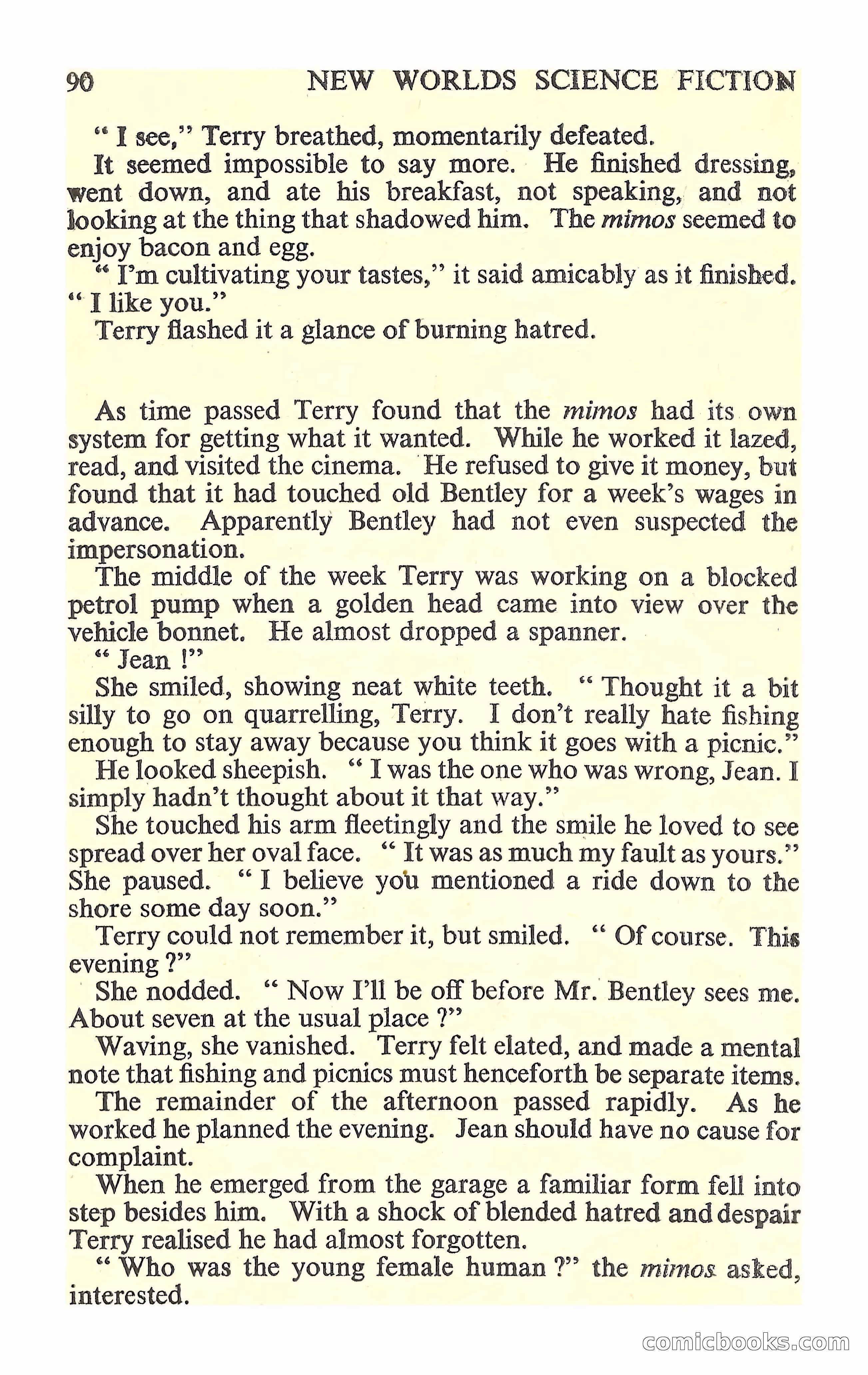 New Worlds Science Fiction #88 — page 92 of 132