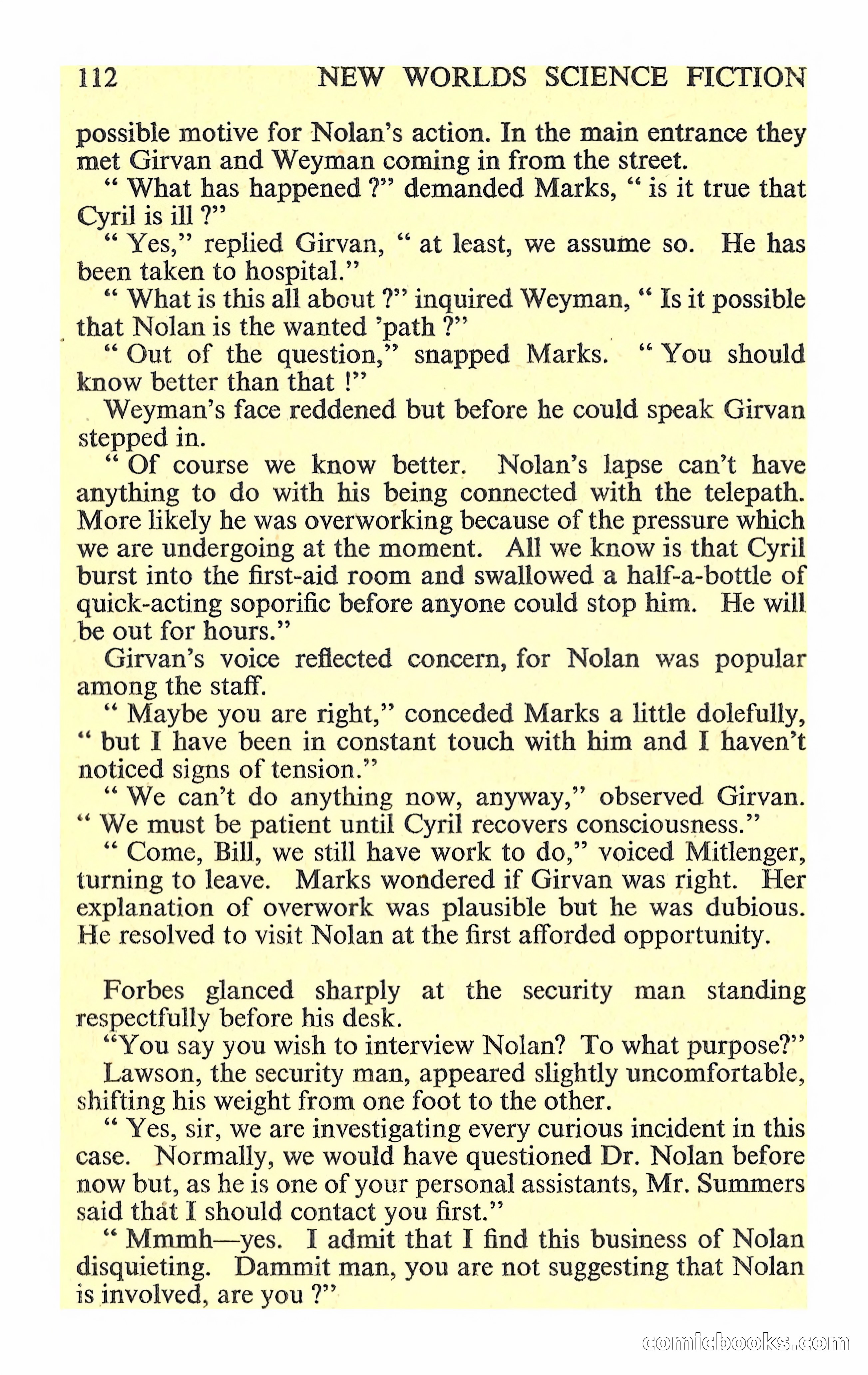 New Worlds Science Fiction #88 — page 114 of 132
