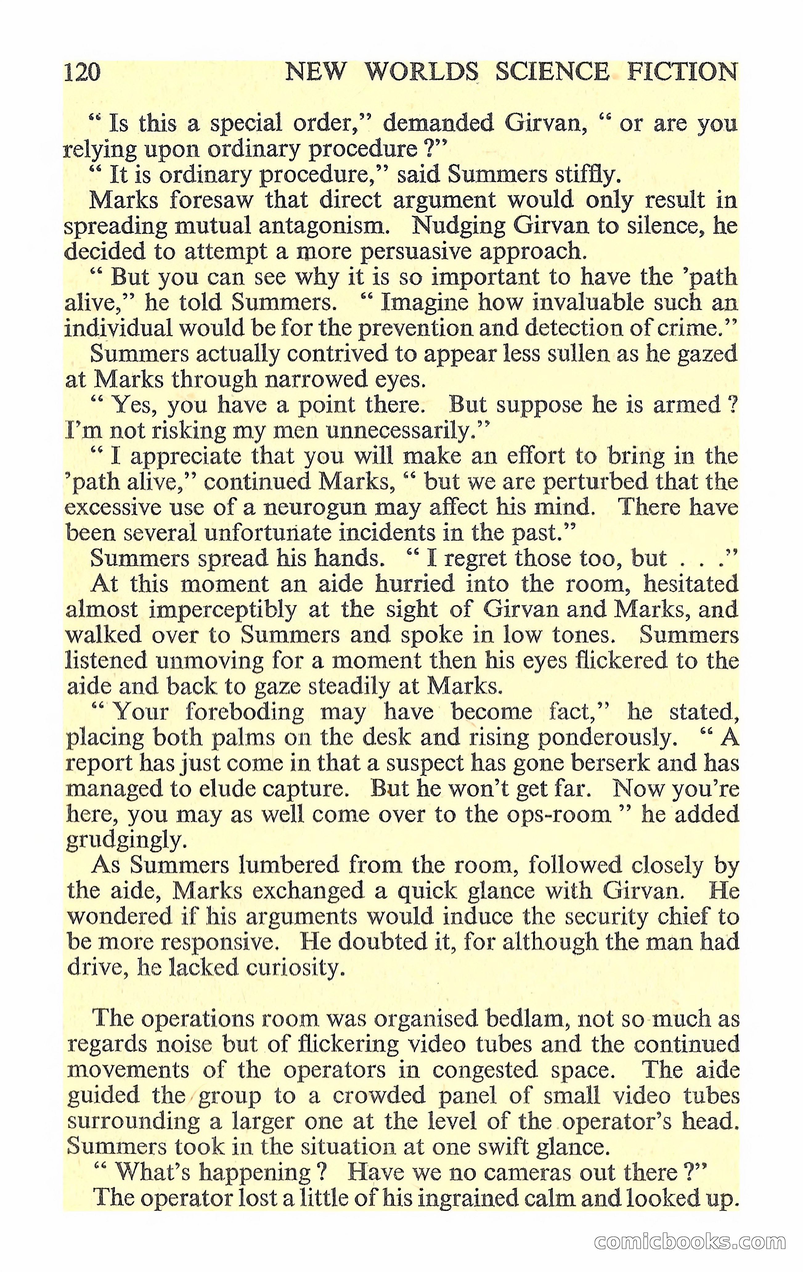 New Worlds Science Fiction #88 — page 122 of 132