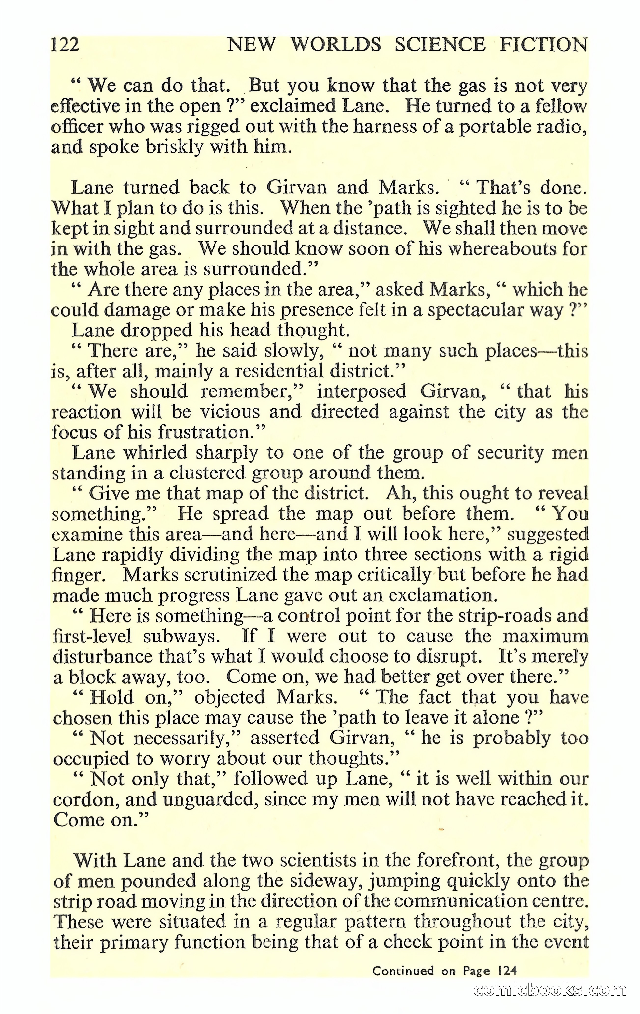 New Worlds Science Fiction #88 — page 124 of 132