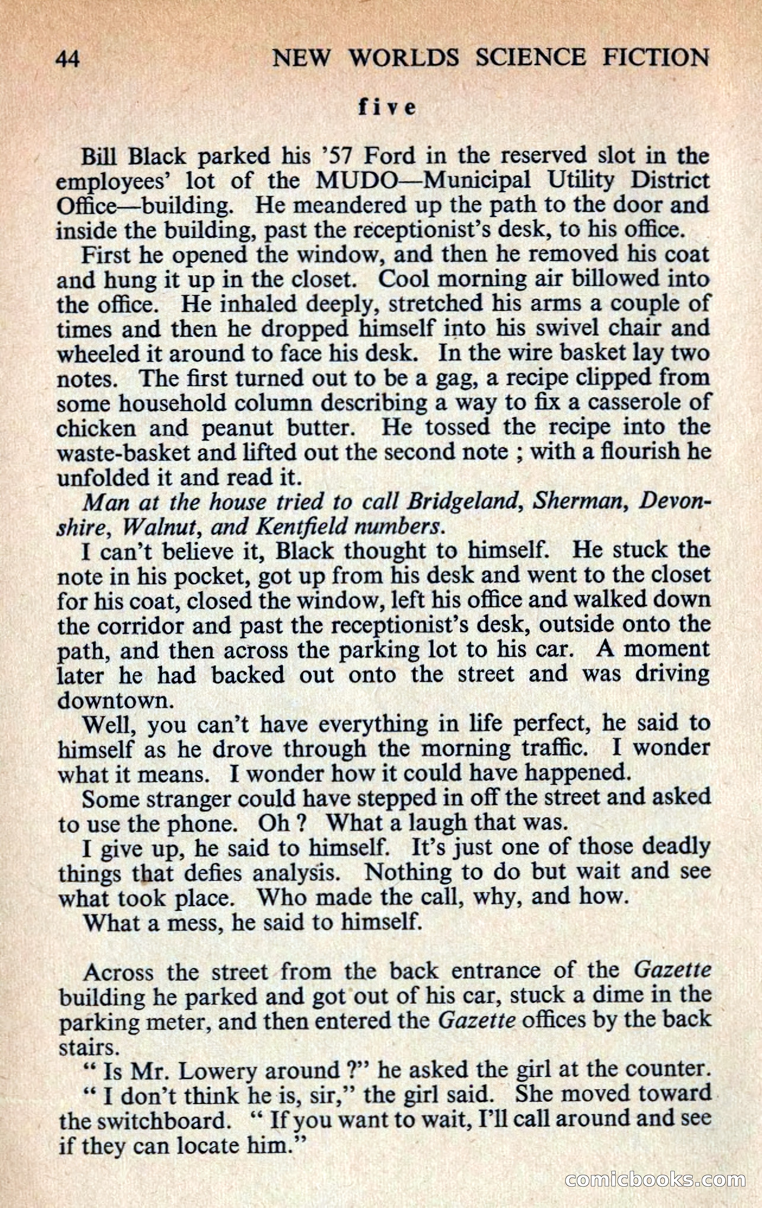 New Worlds Magazine Profile: Philip K. Dick — page 46 of 132