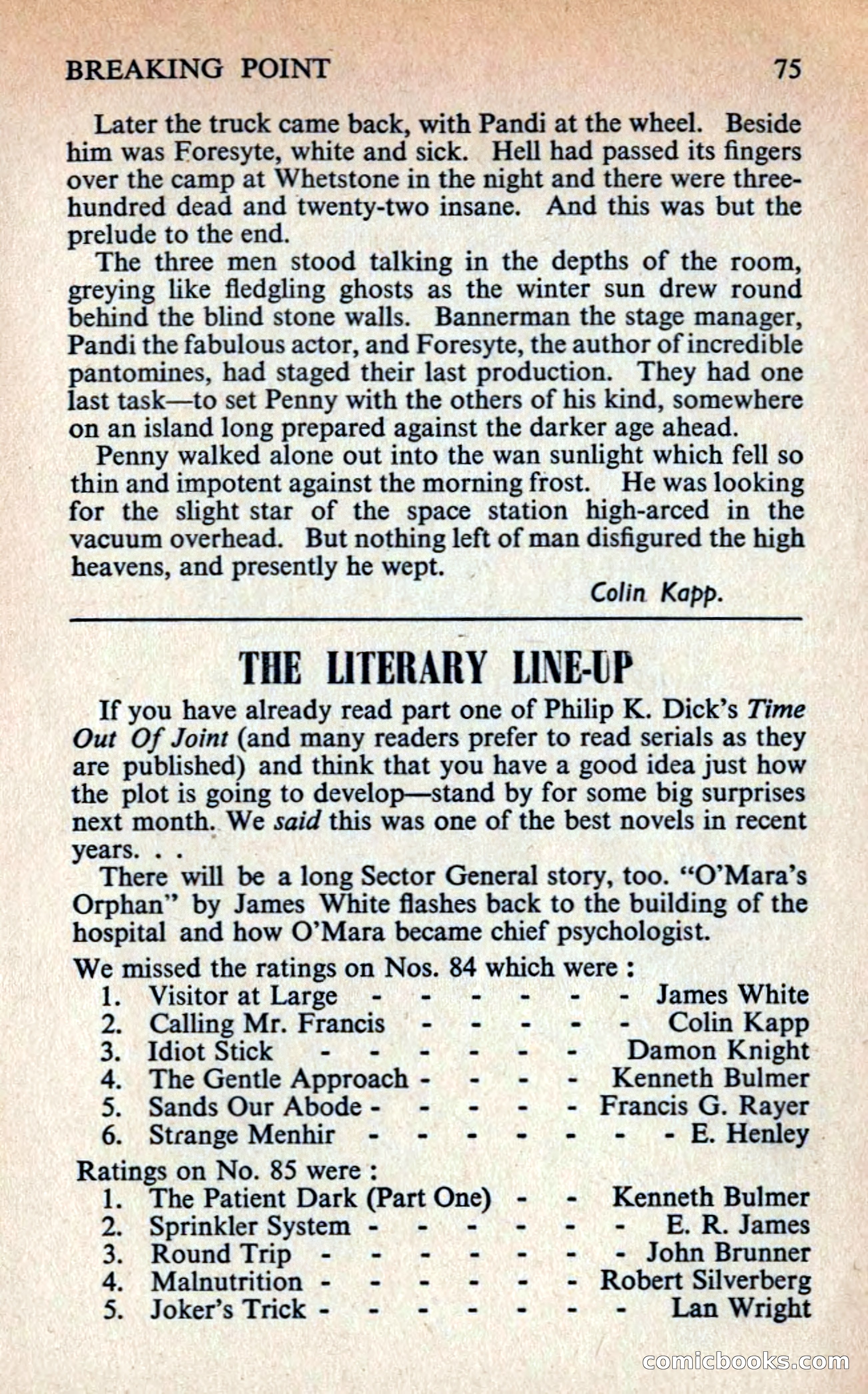 New Worlds Magazine Profile: Philip K. Dick — page 77 of 132