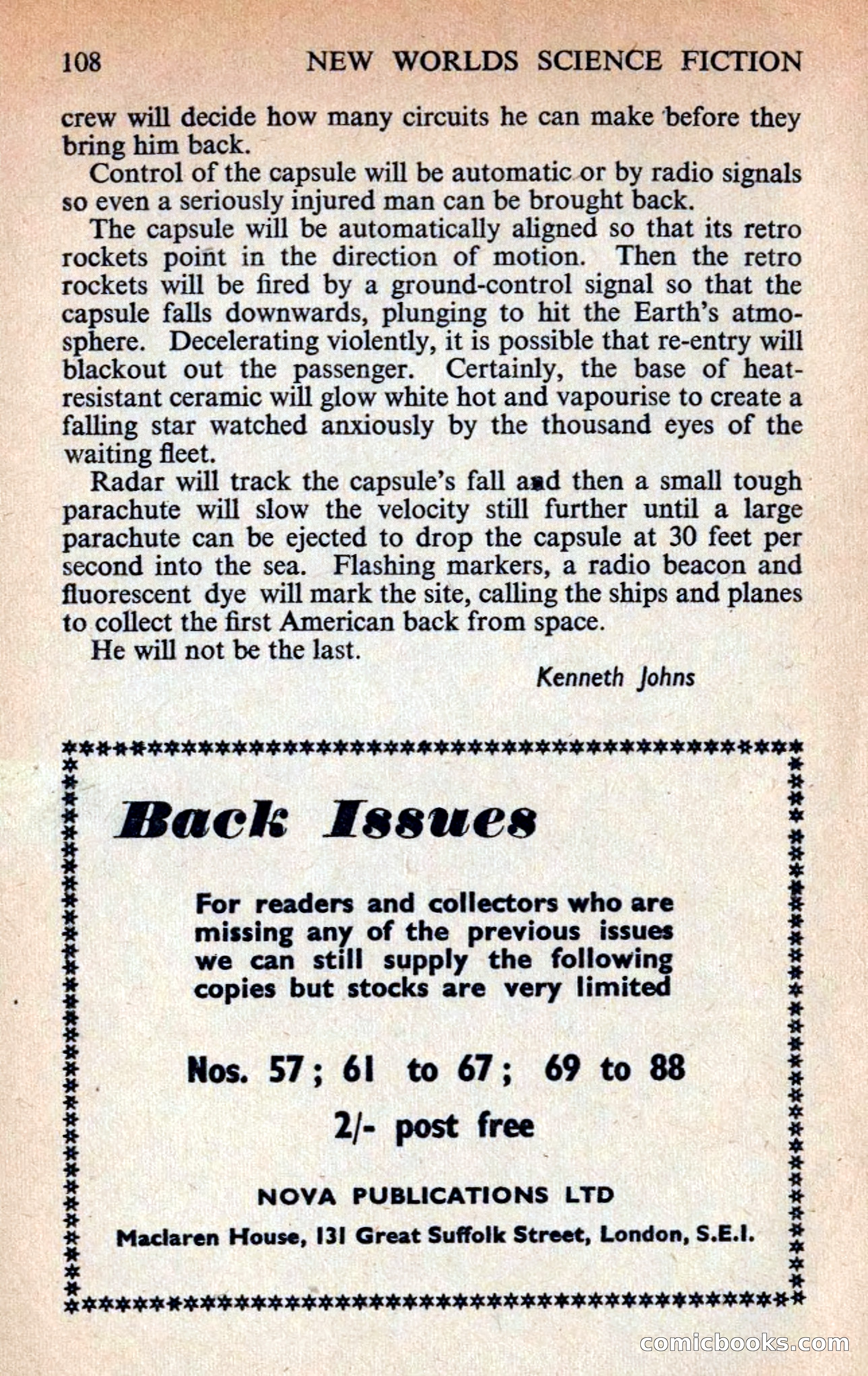 New Worlds Magazine Profile: Philip K. Dick — page 110 of 132