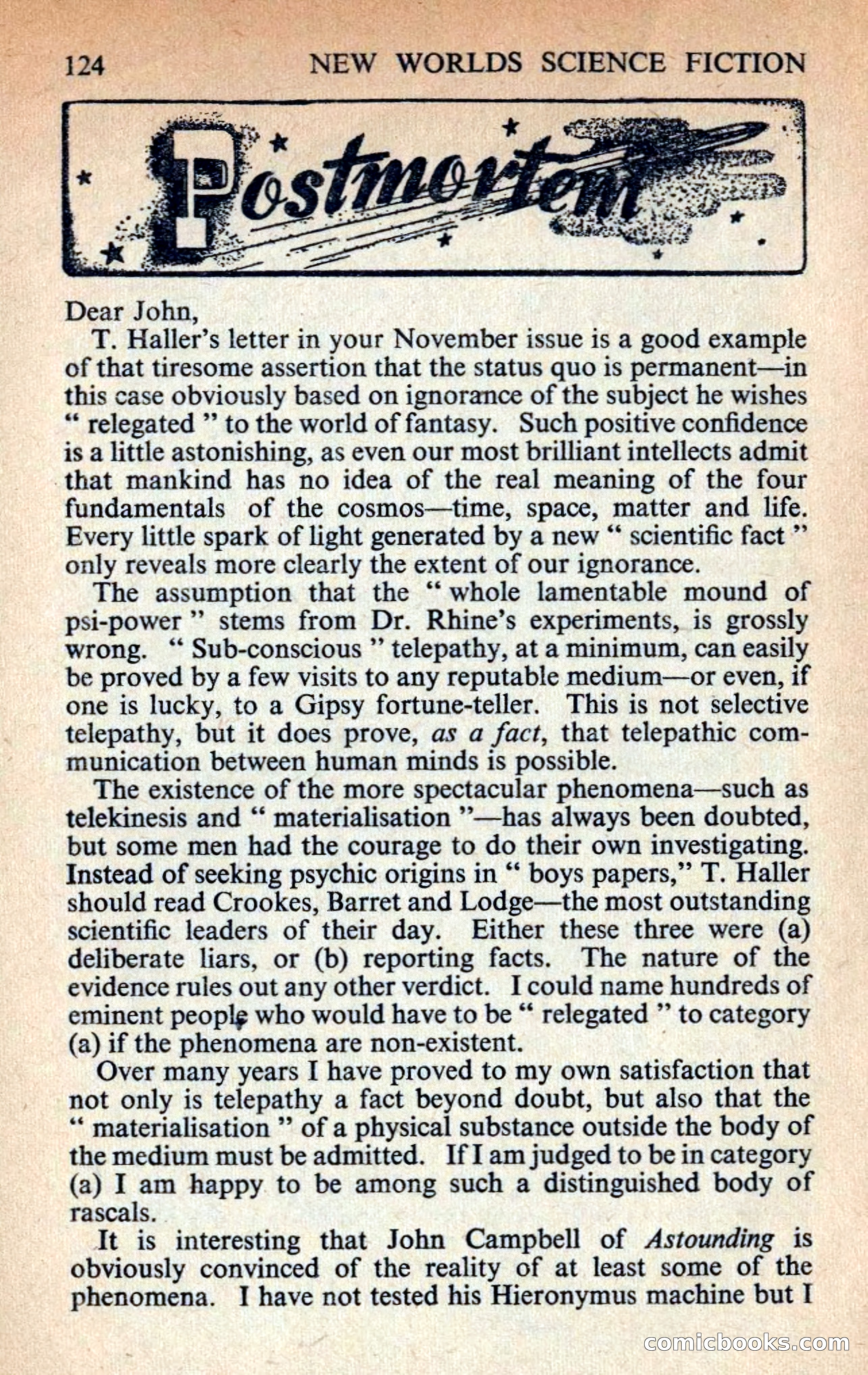 New Worlds Magazine Profile: Philip K. Dick — page 126 of 132