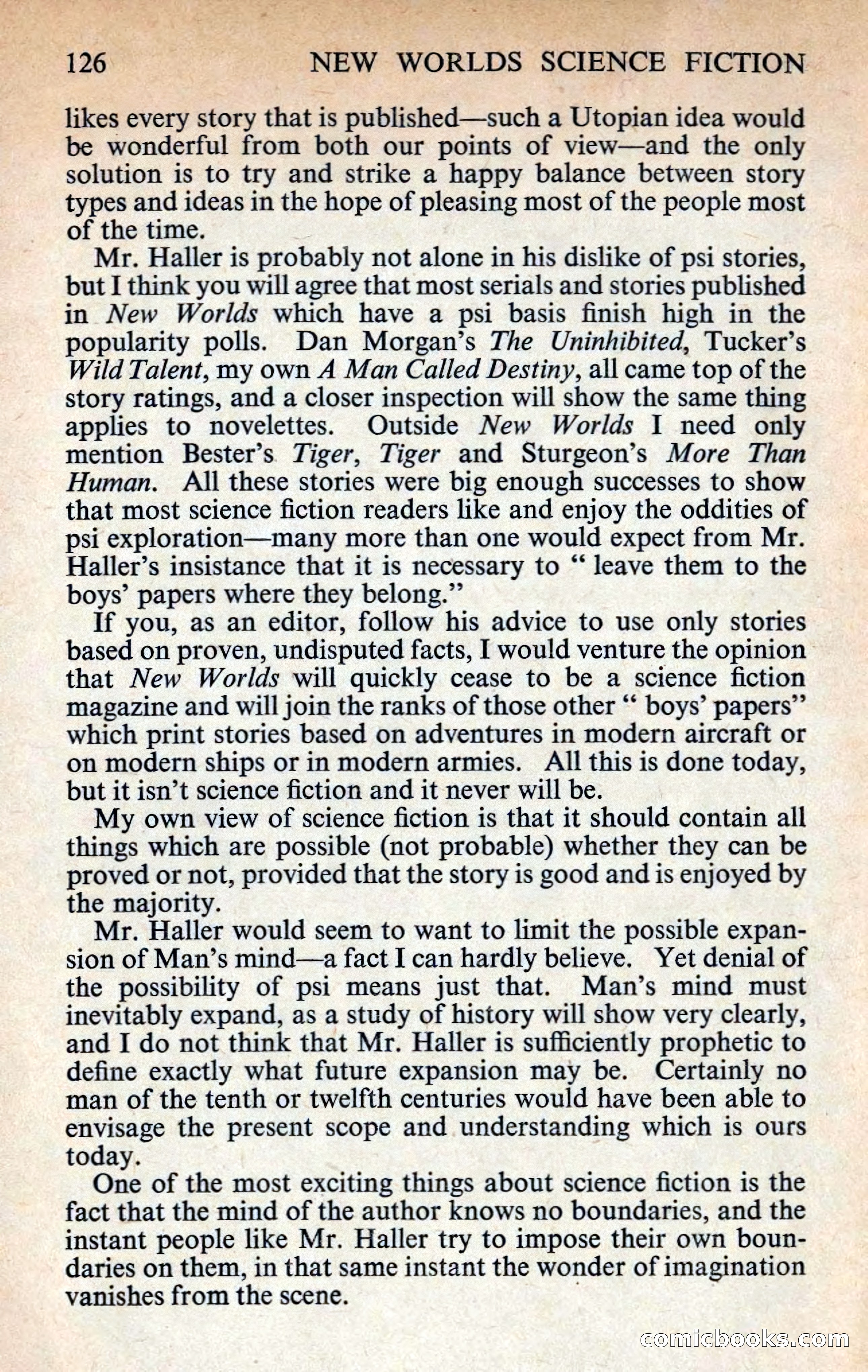 New Worlds Magazine Profile: Philip K. Dick — page 128 of 132