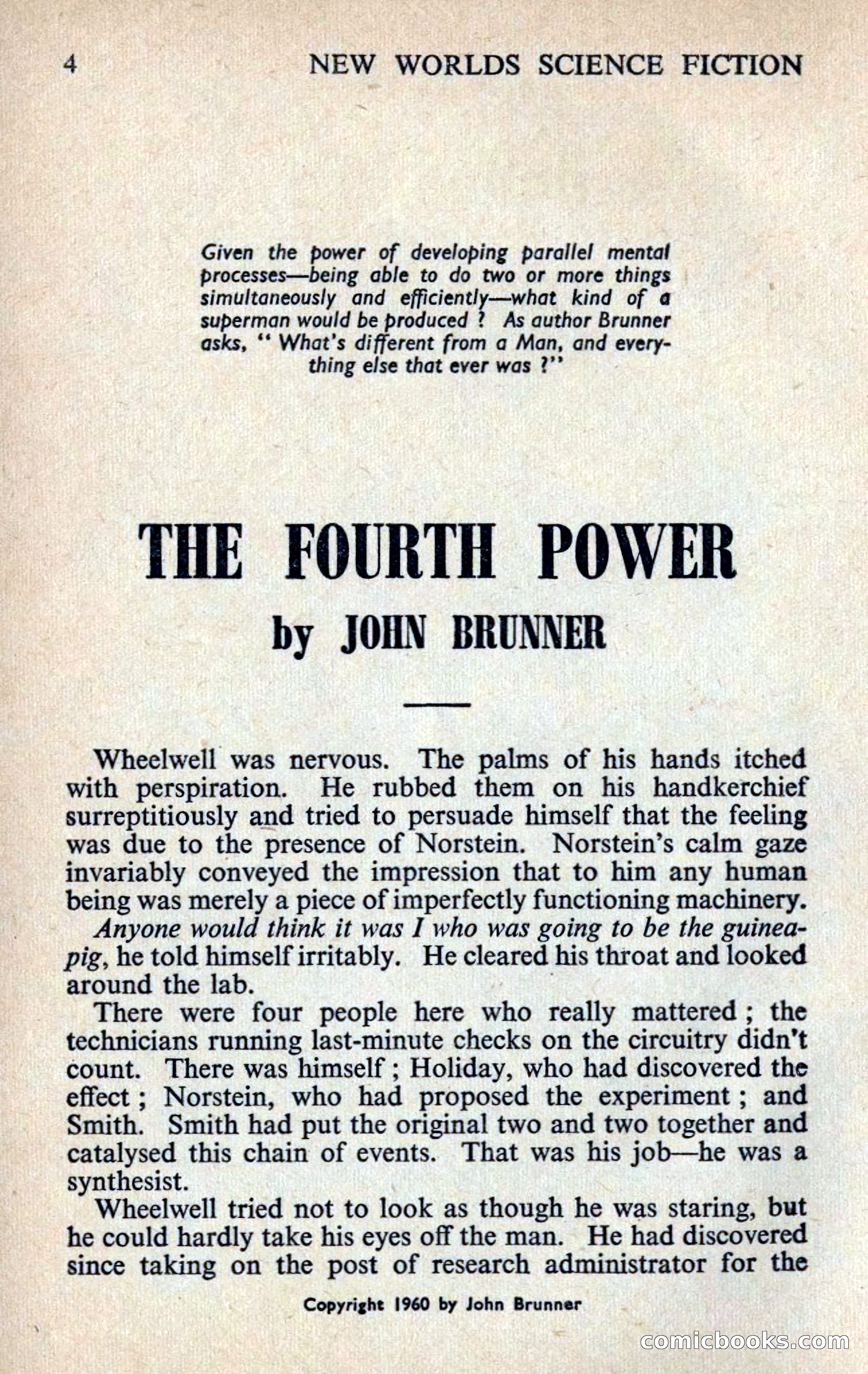 New Worlds Profile: John Brunner — page 6 of 132