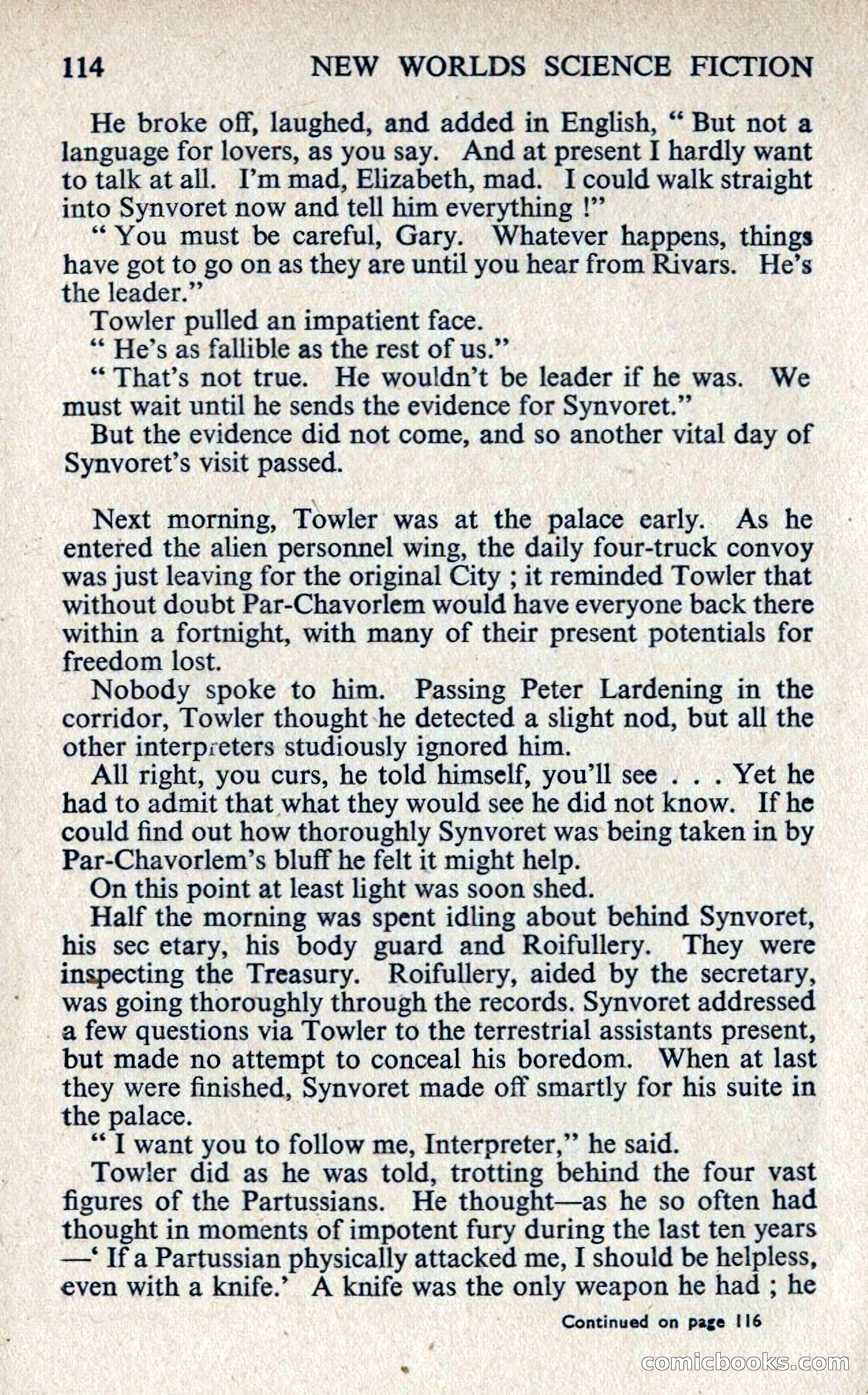 New Worlds Profile: John Brunner — page 116 of 132