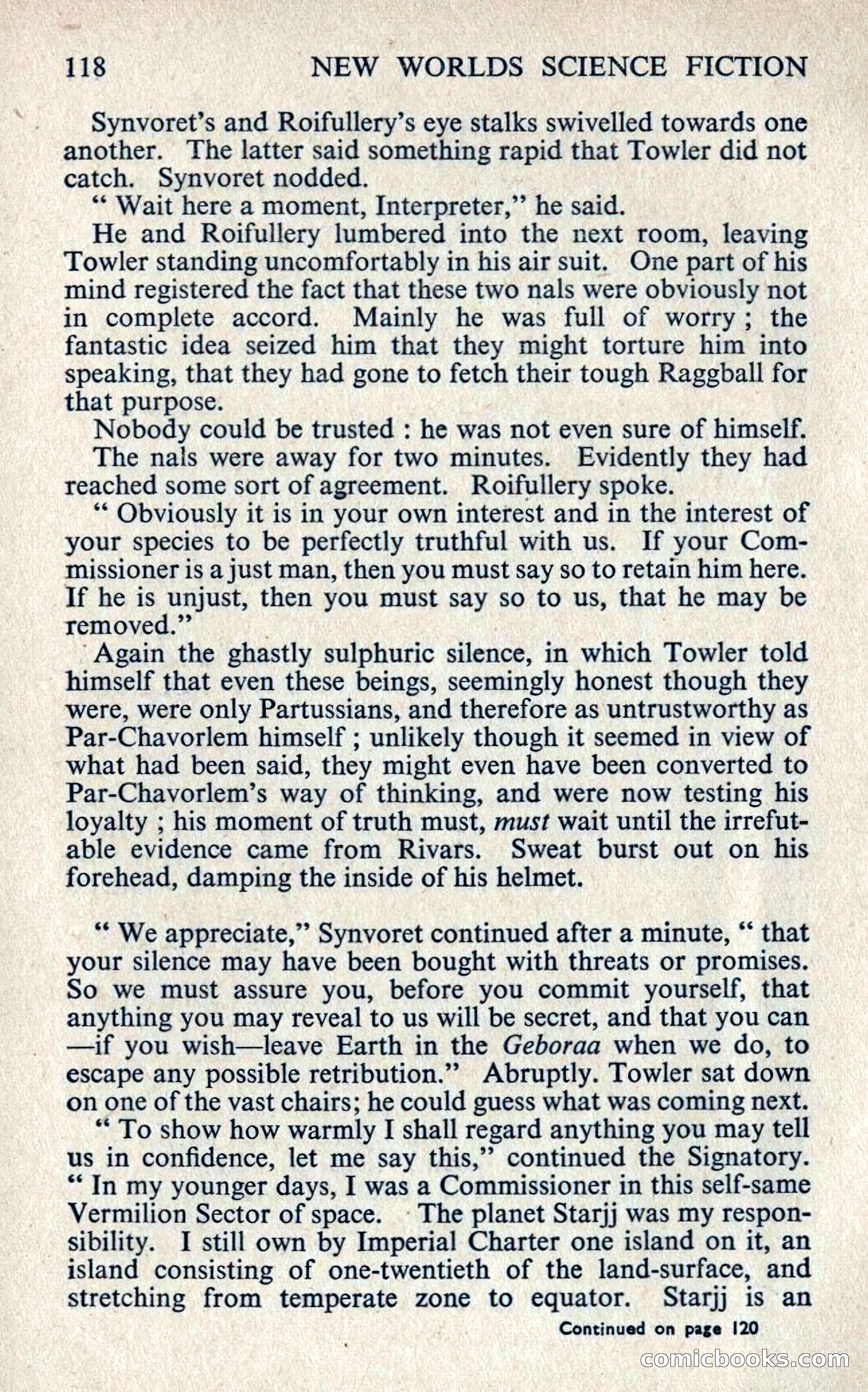 New Worlds Profile: John Brunner — page 120 of 132