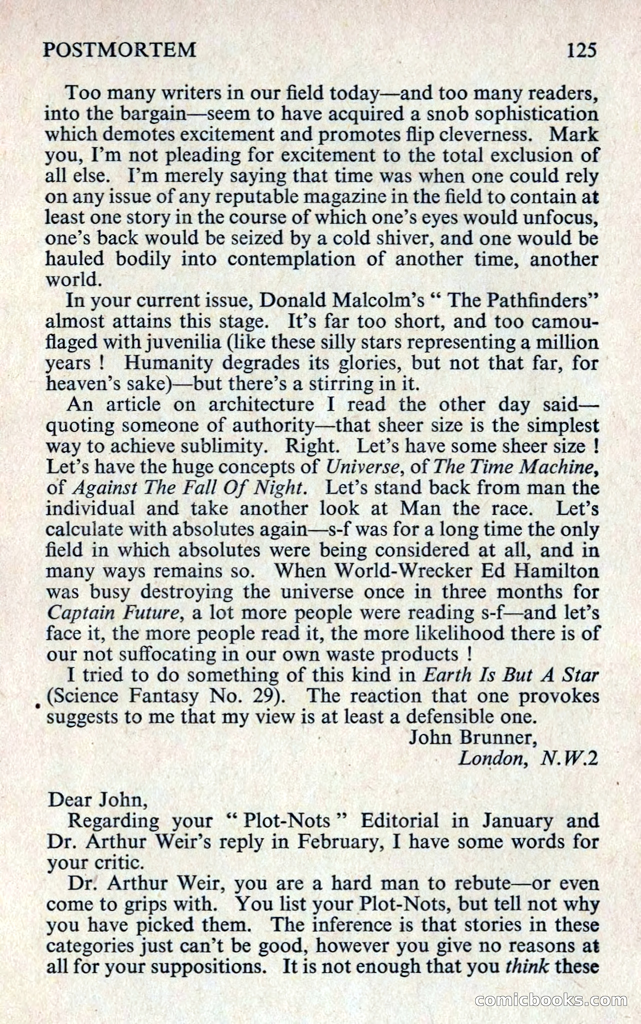 New Worlds Profile: John Brunner — page 127 of 132