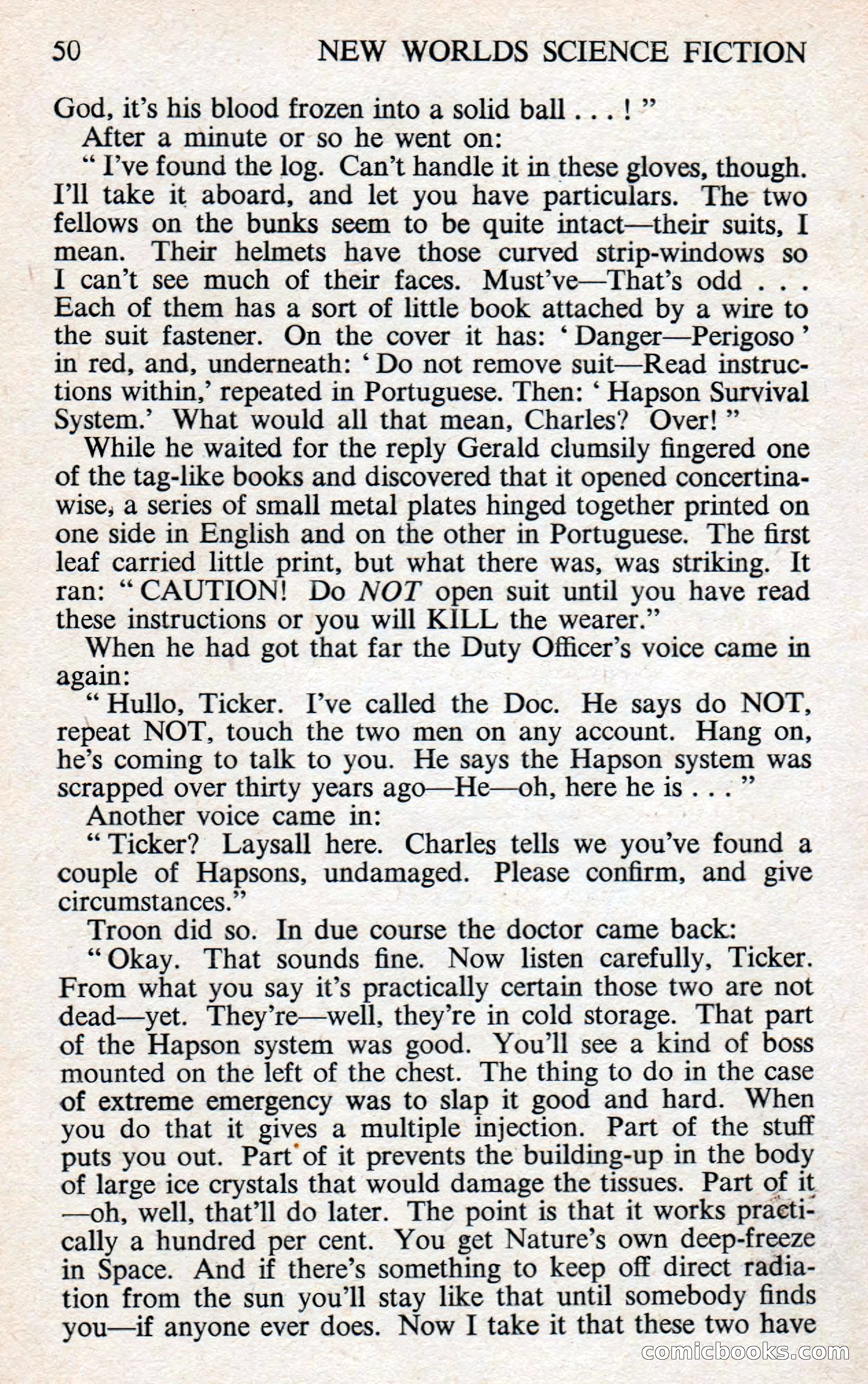 New Worlds Science Fiction #100, Volume 34 — page 52 of 133