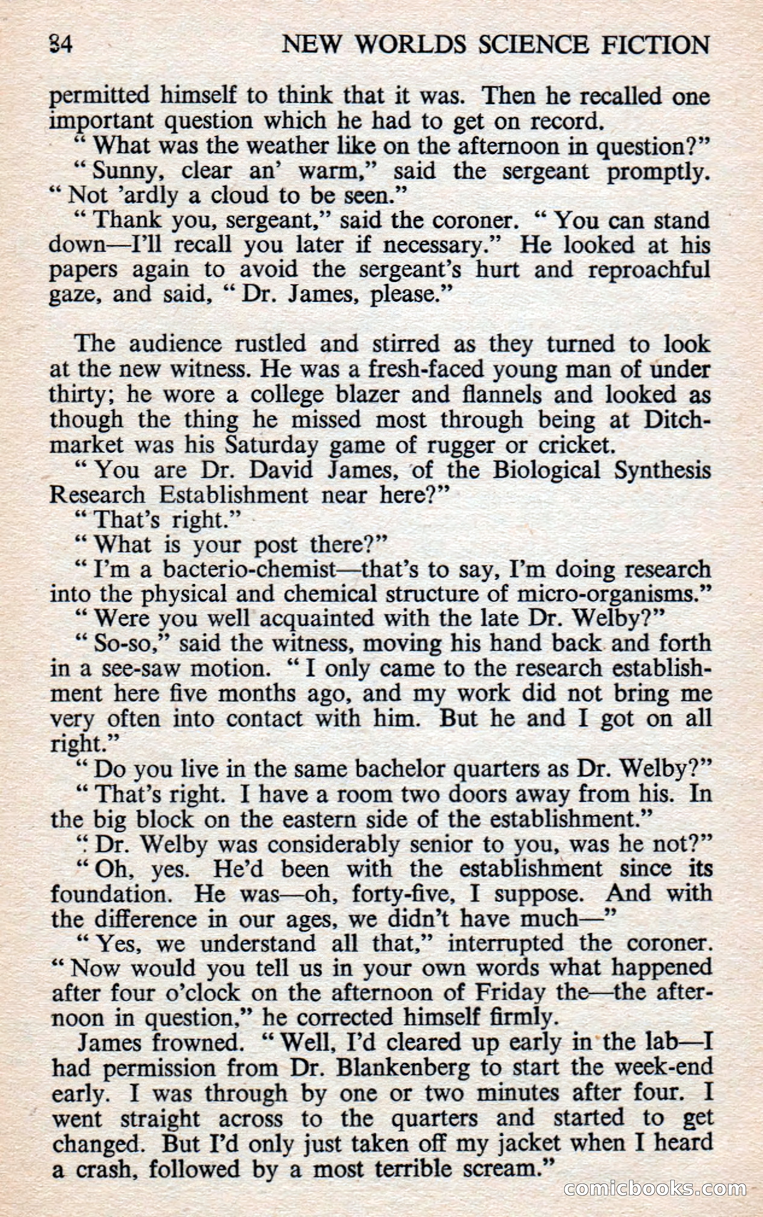 New Worlds Science Fiction #100, Volume 34 — page 86 of 133
