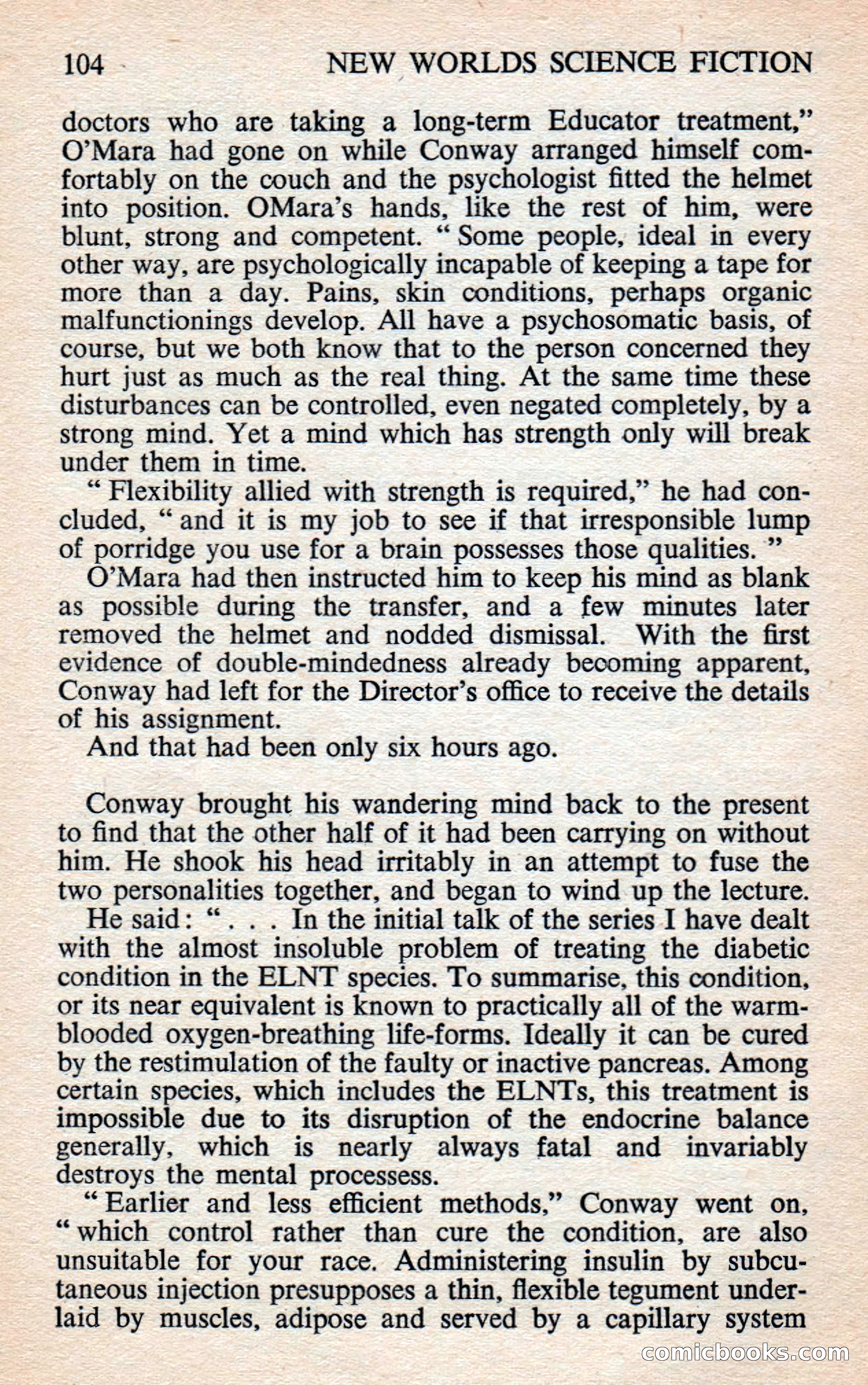 New Worlds Science Fiction #100, Volume 34 — page 106 of 133