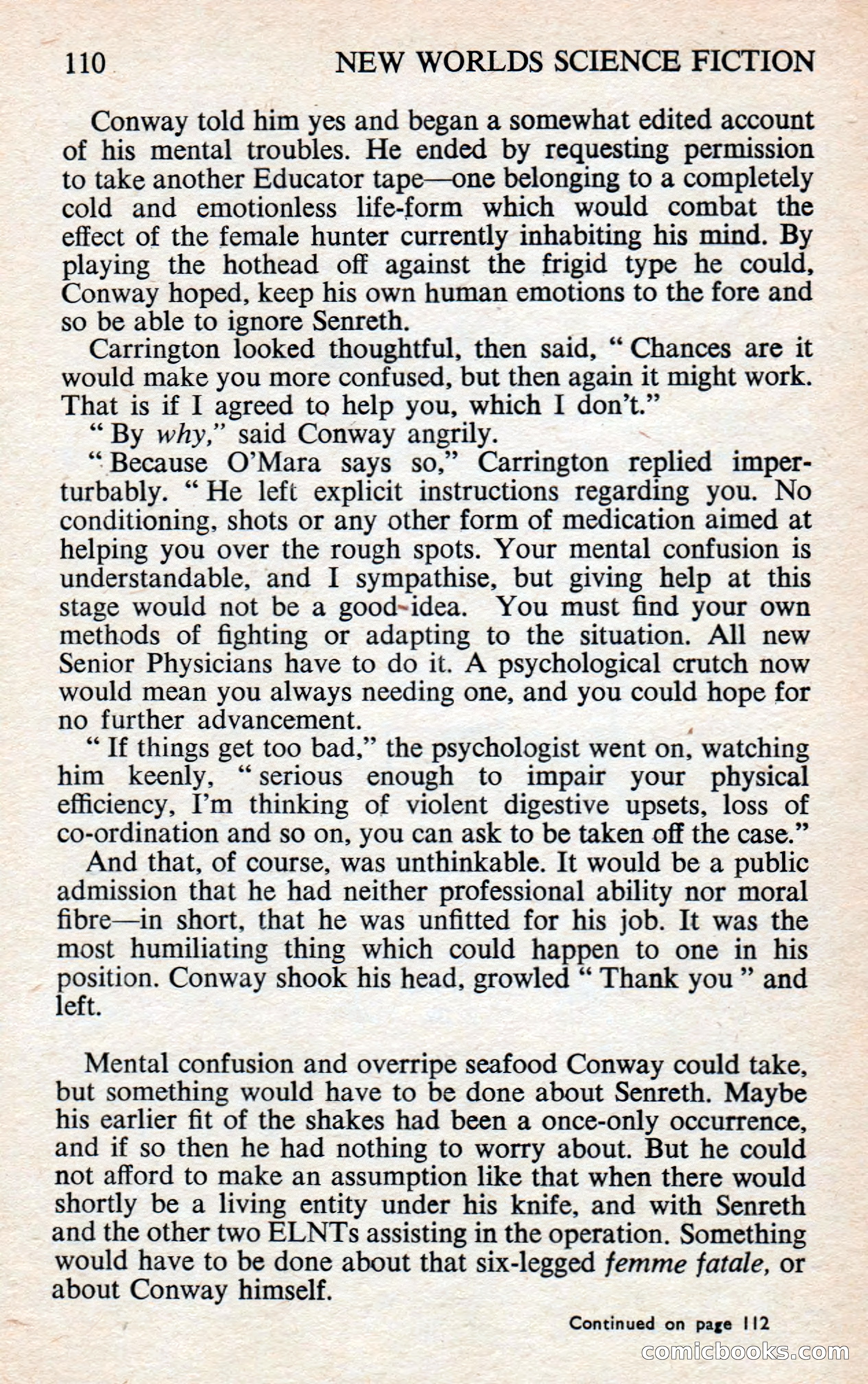 New Worlds Science Fiction #100, Volume 34 — page 112 of 133