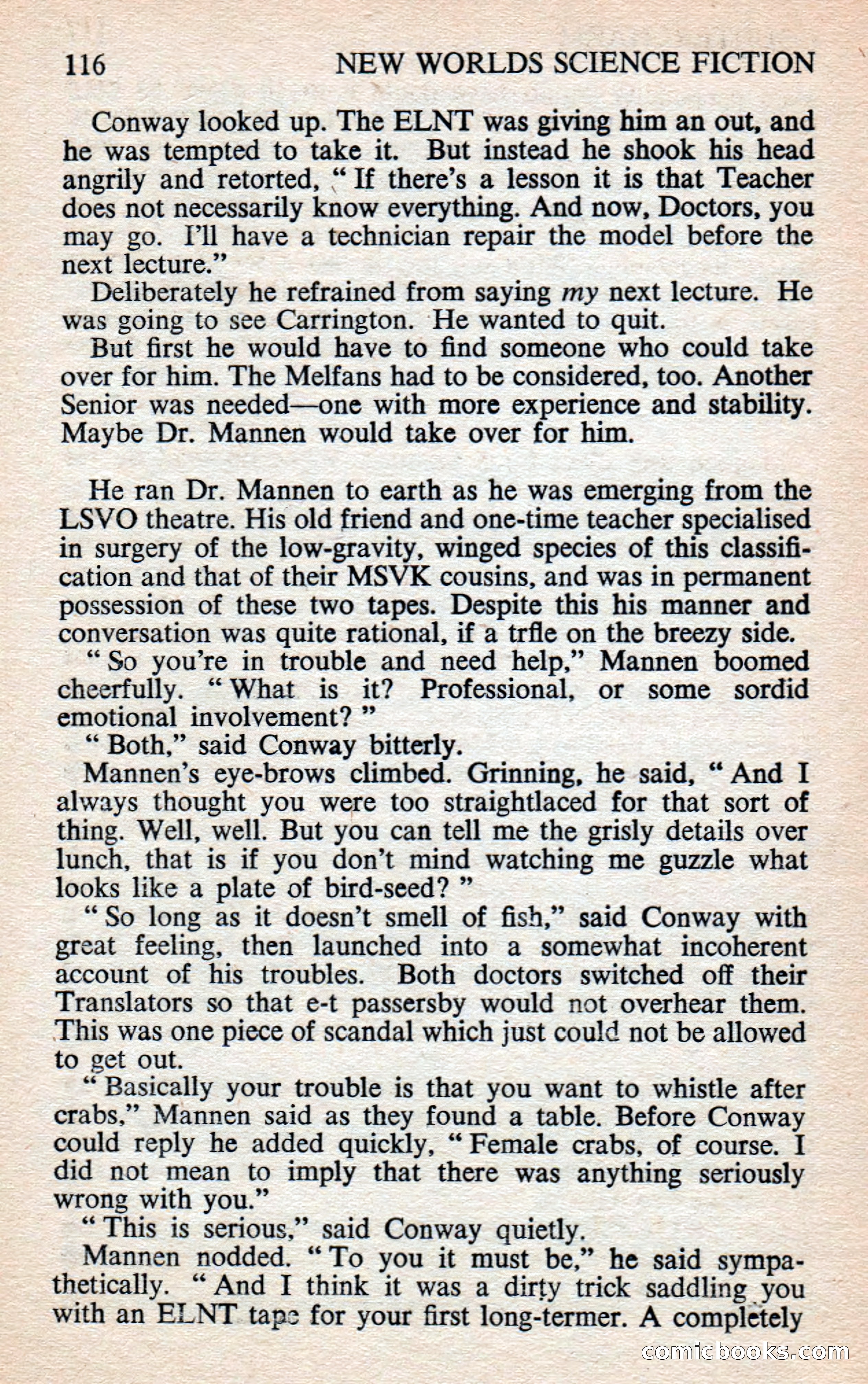 New Worlds Science Fiction #100, Volume 34 — page 118 of 133