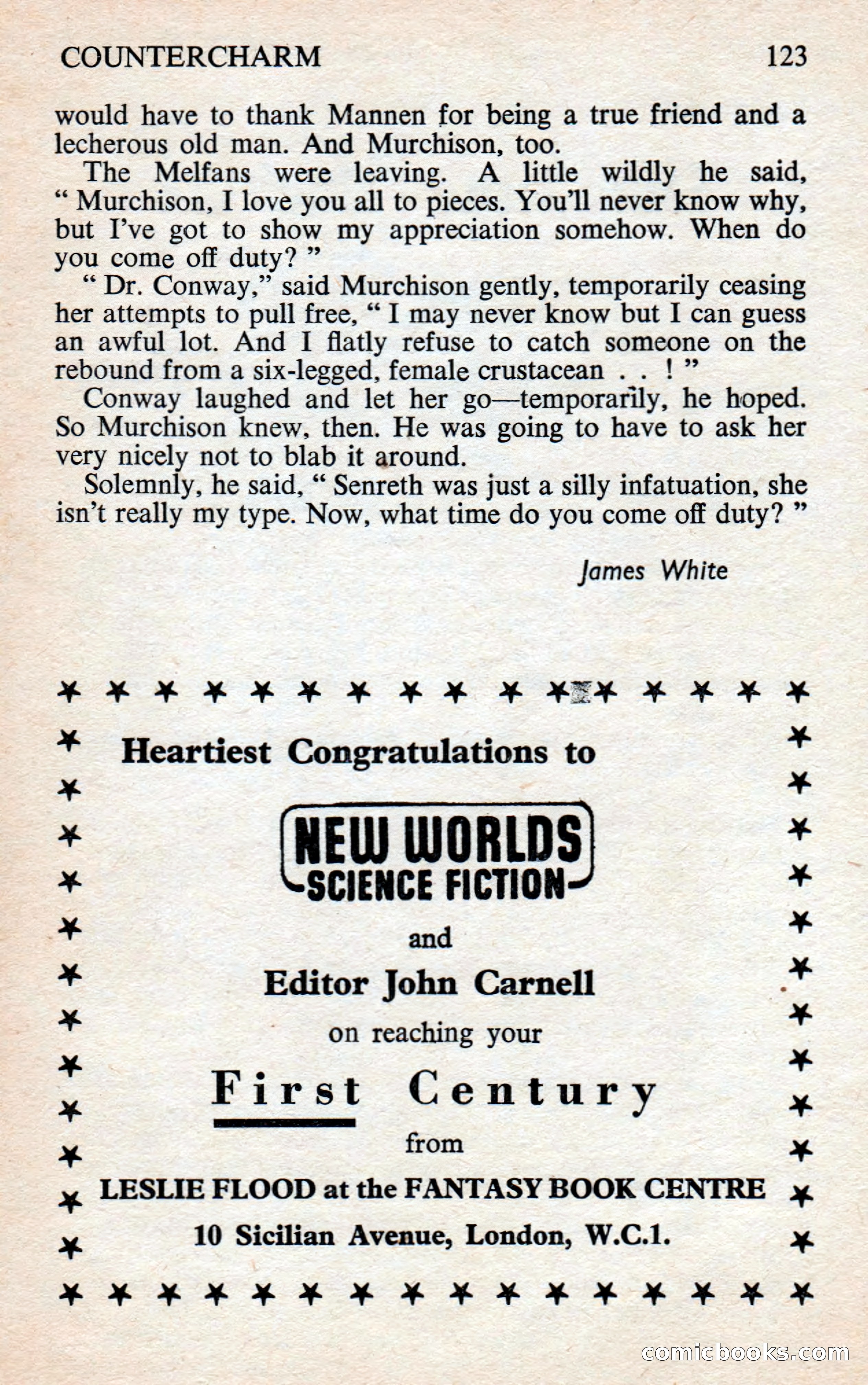 New Worlds Science Fiction #100, Volume 34 — page 125 of 133