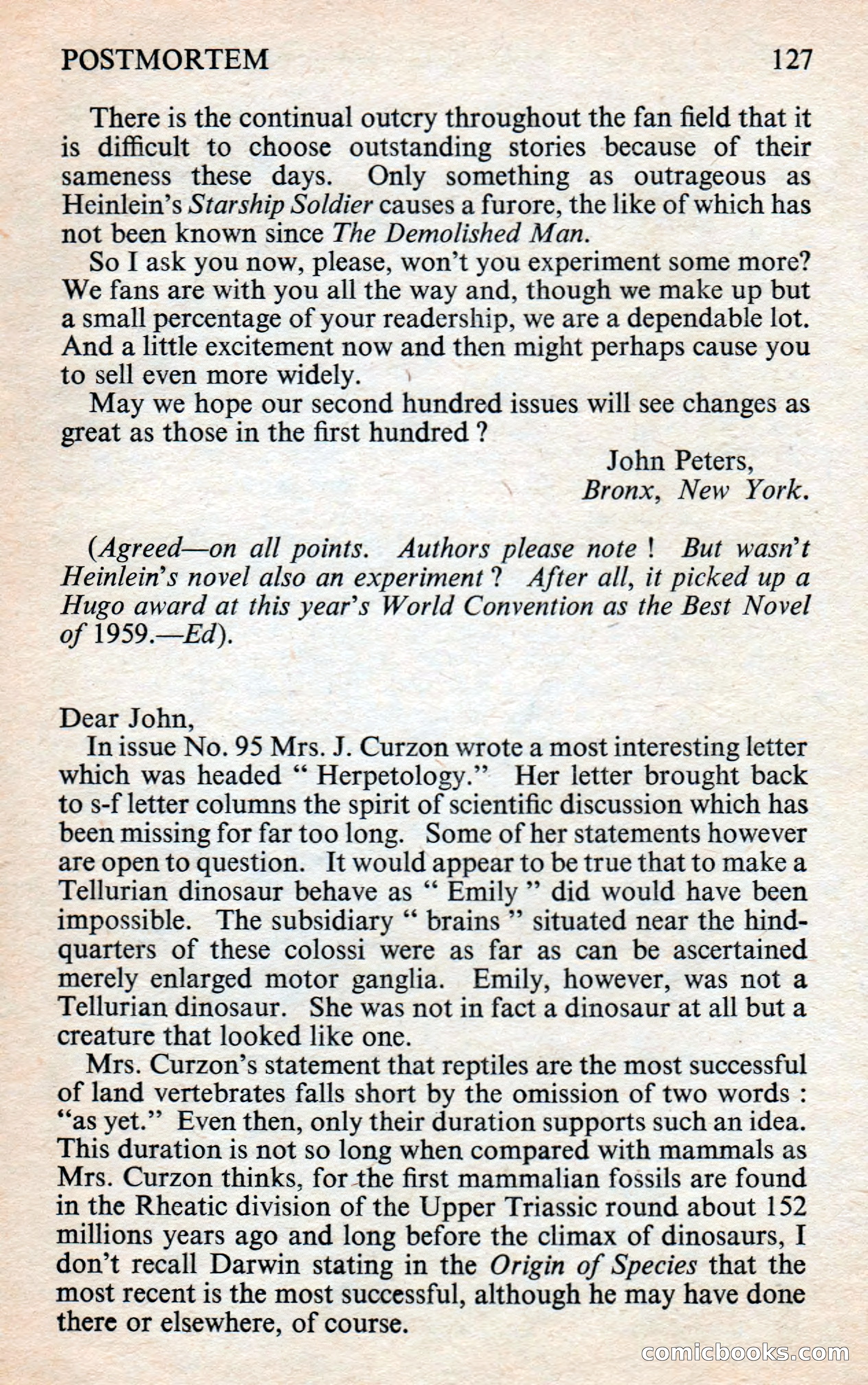 New Worlds Science Fiction #100, Volume 34 — page 129 of 133