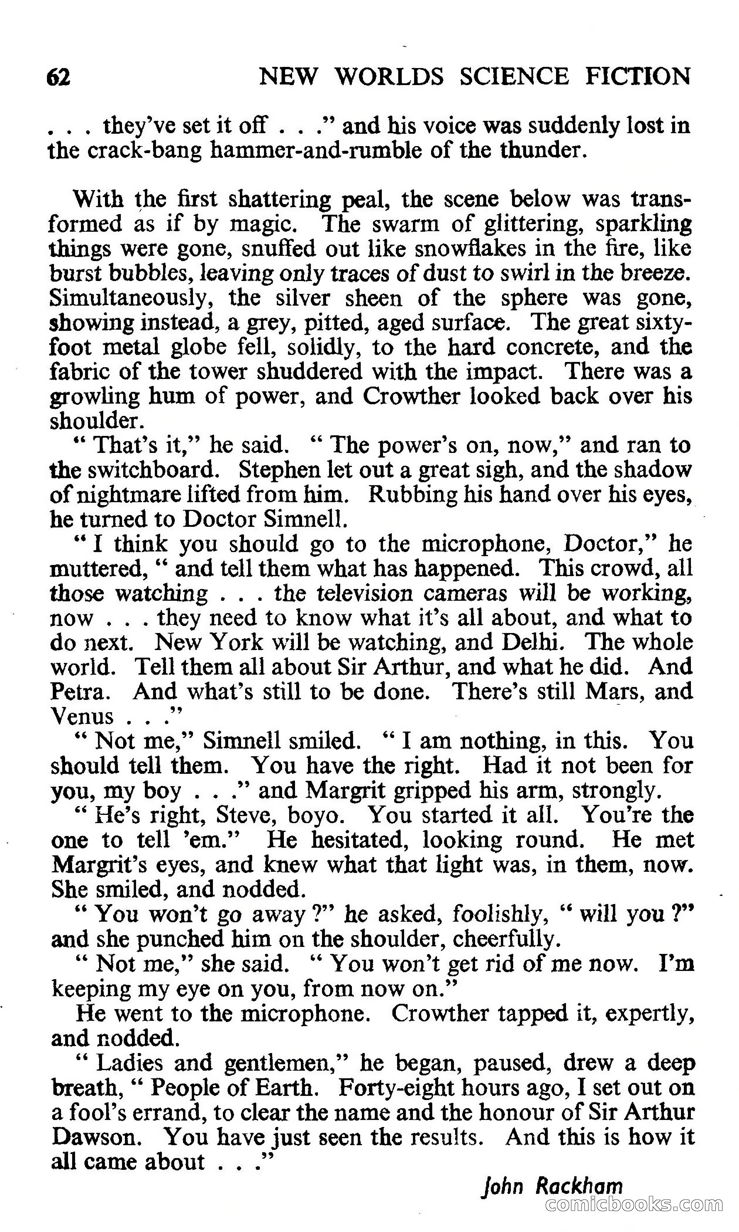 New Worlds Science Fiction #106, Volume 36 — page 64 of 133