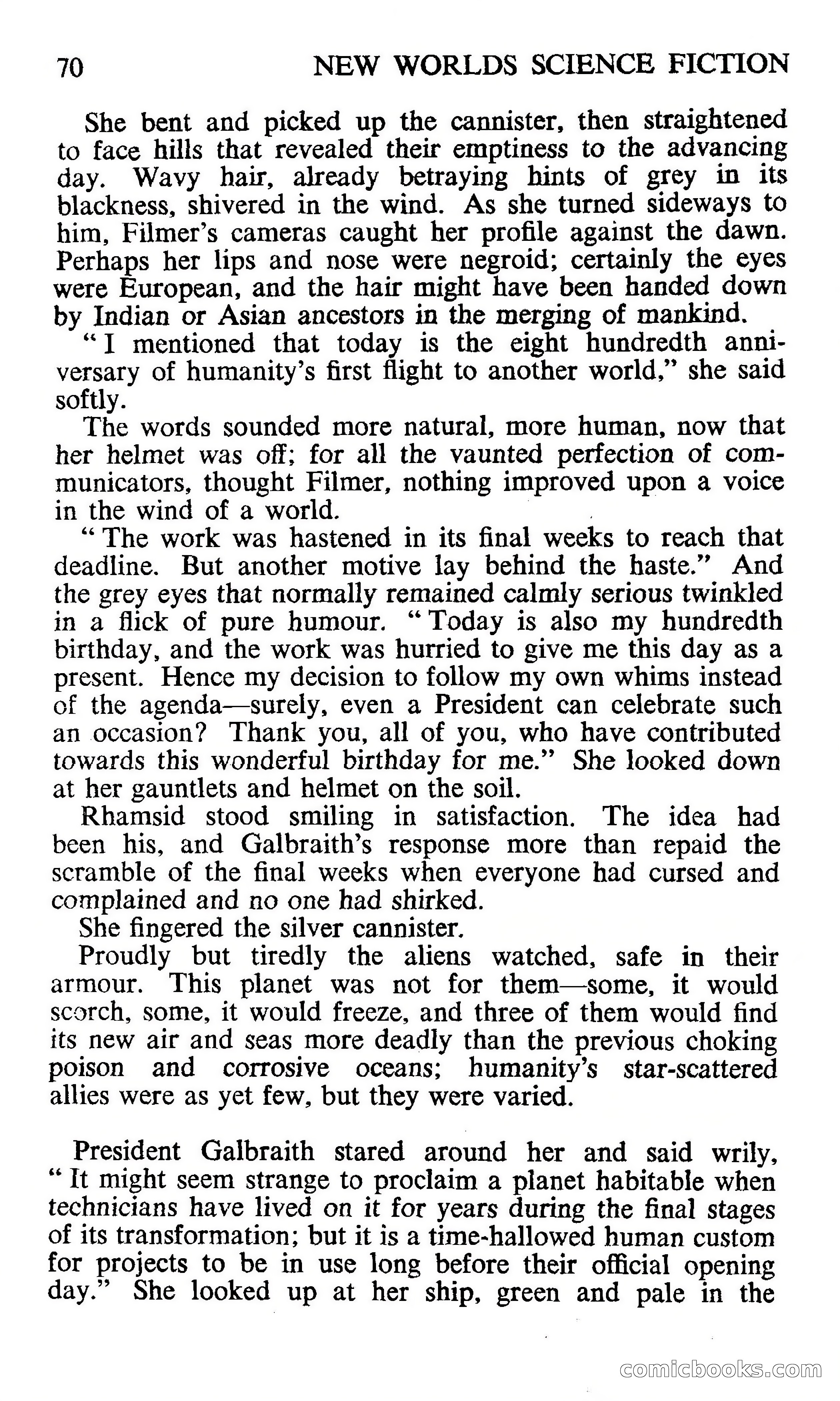 New Worlds Science Fiction #106, Volume 36 — page 72 of 133