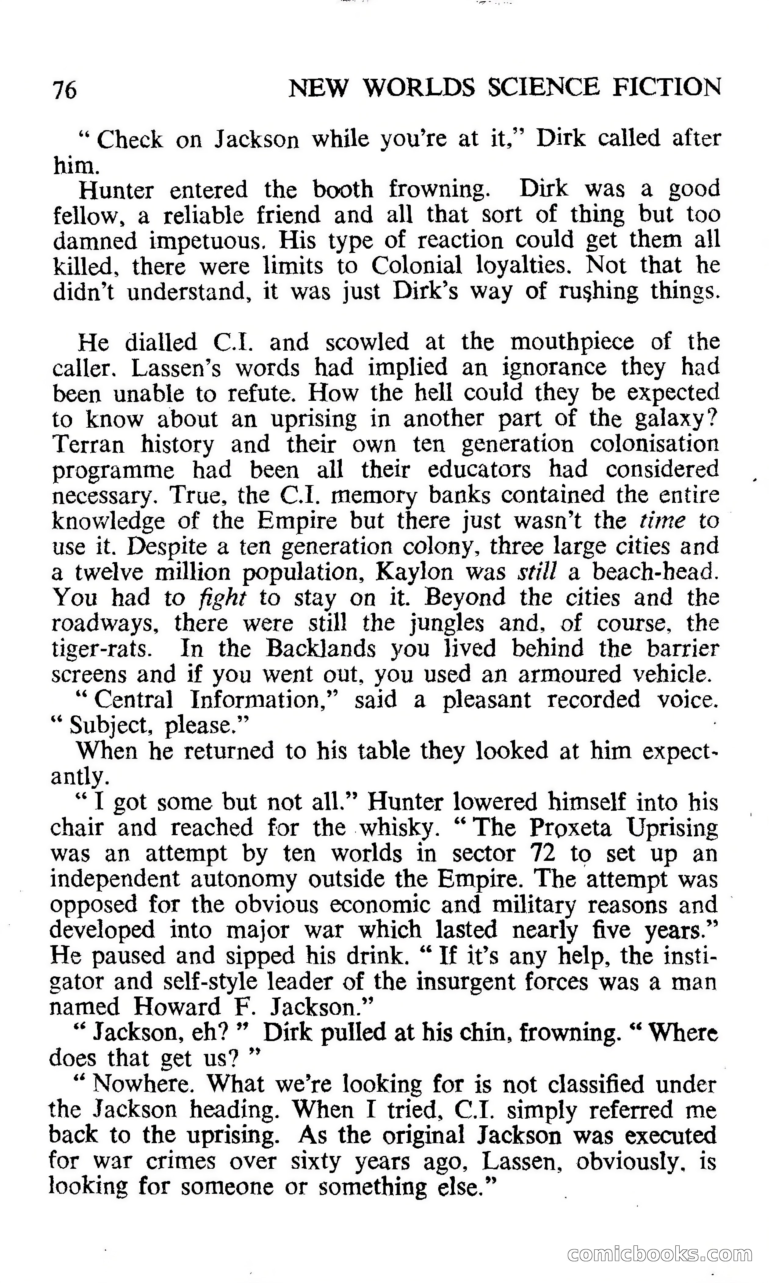 New Worlds Science Fiction #106, Volume 36 — page 78 of 133
