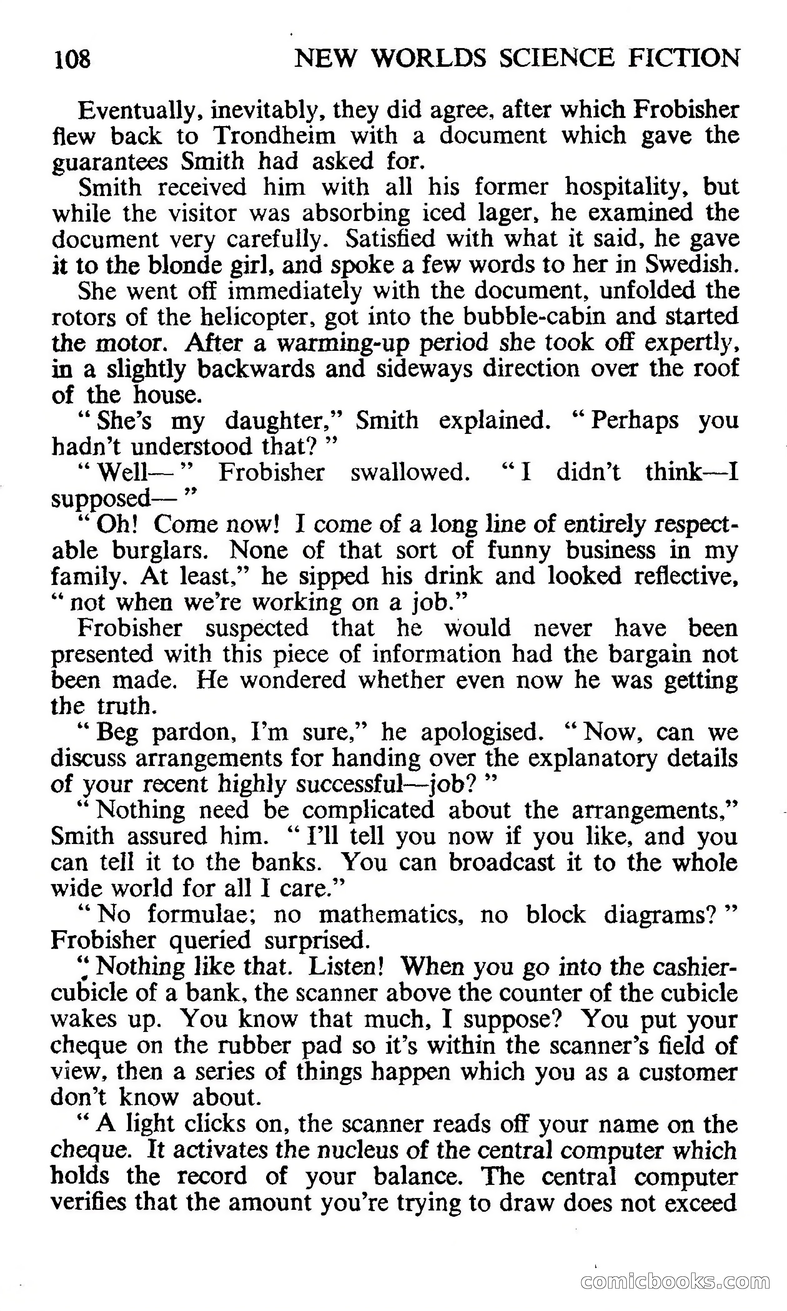 New Worlds Science Fiction #106, Volume 36 — page 110 of 133