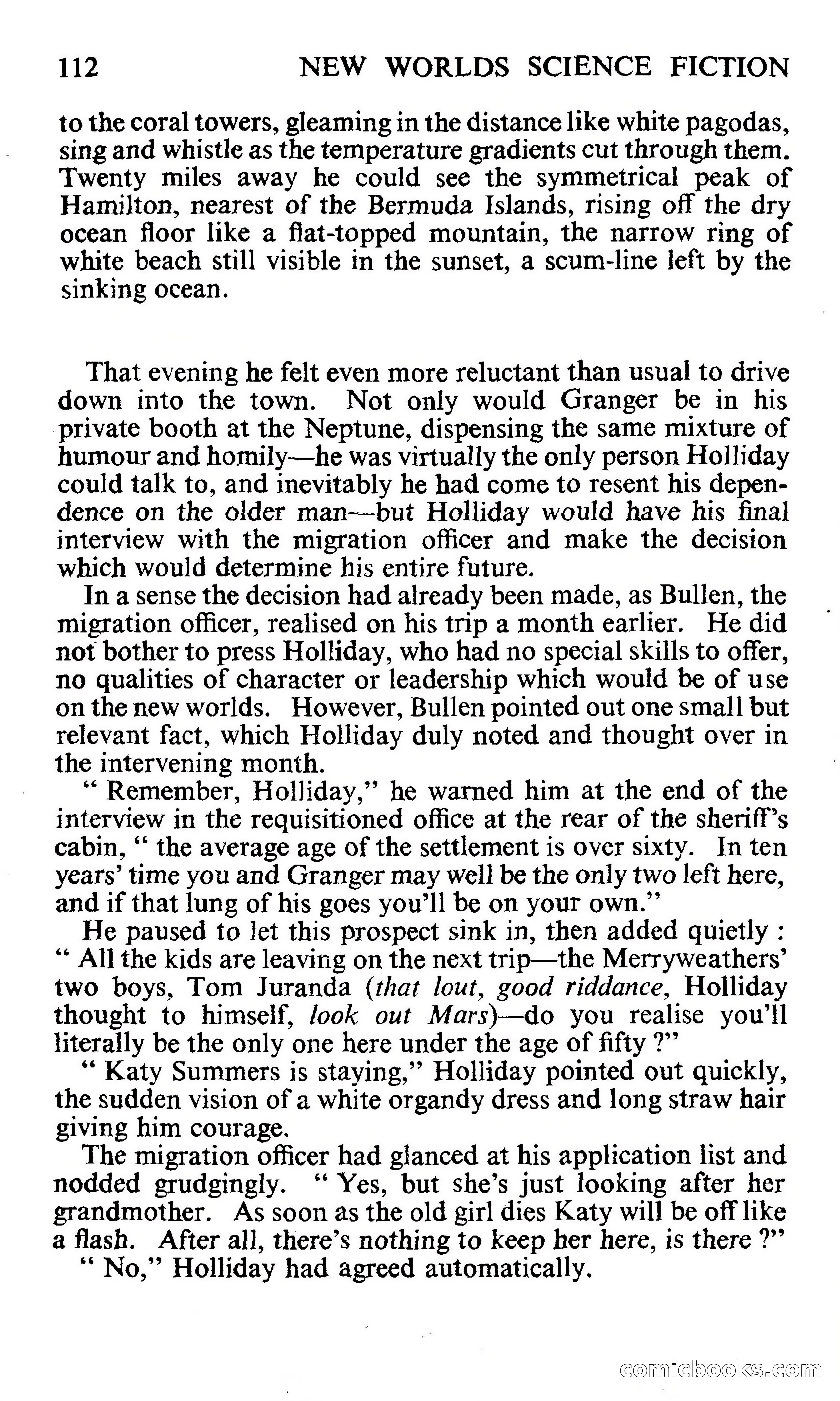 New Worlds Science Fiction #106, Volume 36 — page 114 of 133