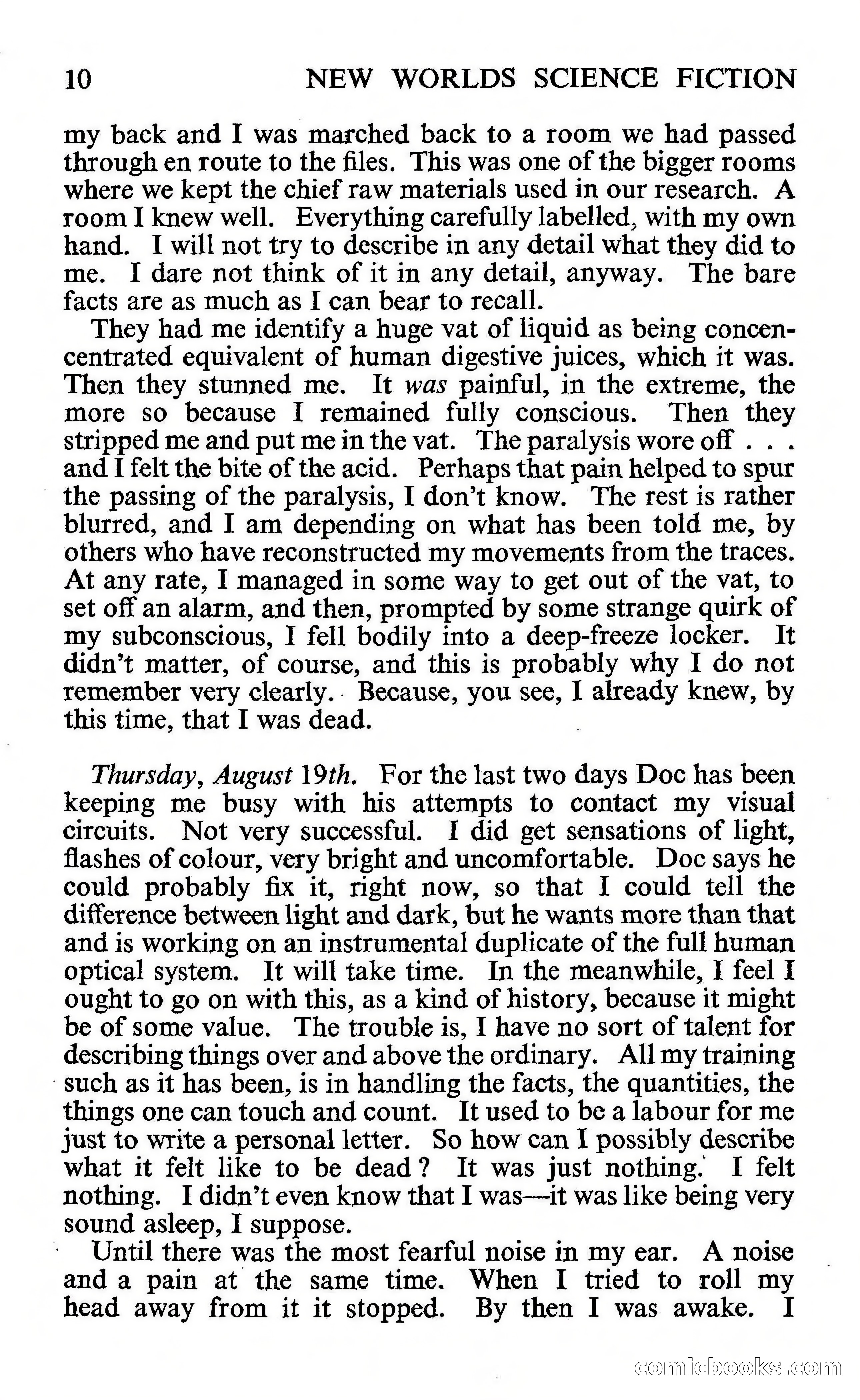 New Worlds Science Fiction #109, Volume 37 — page 12 of 133