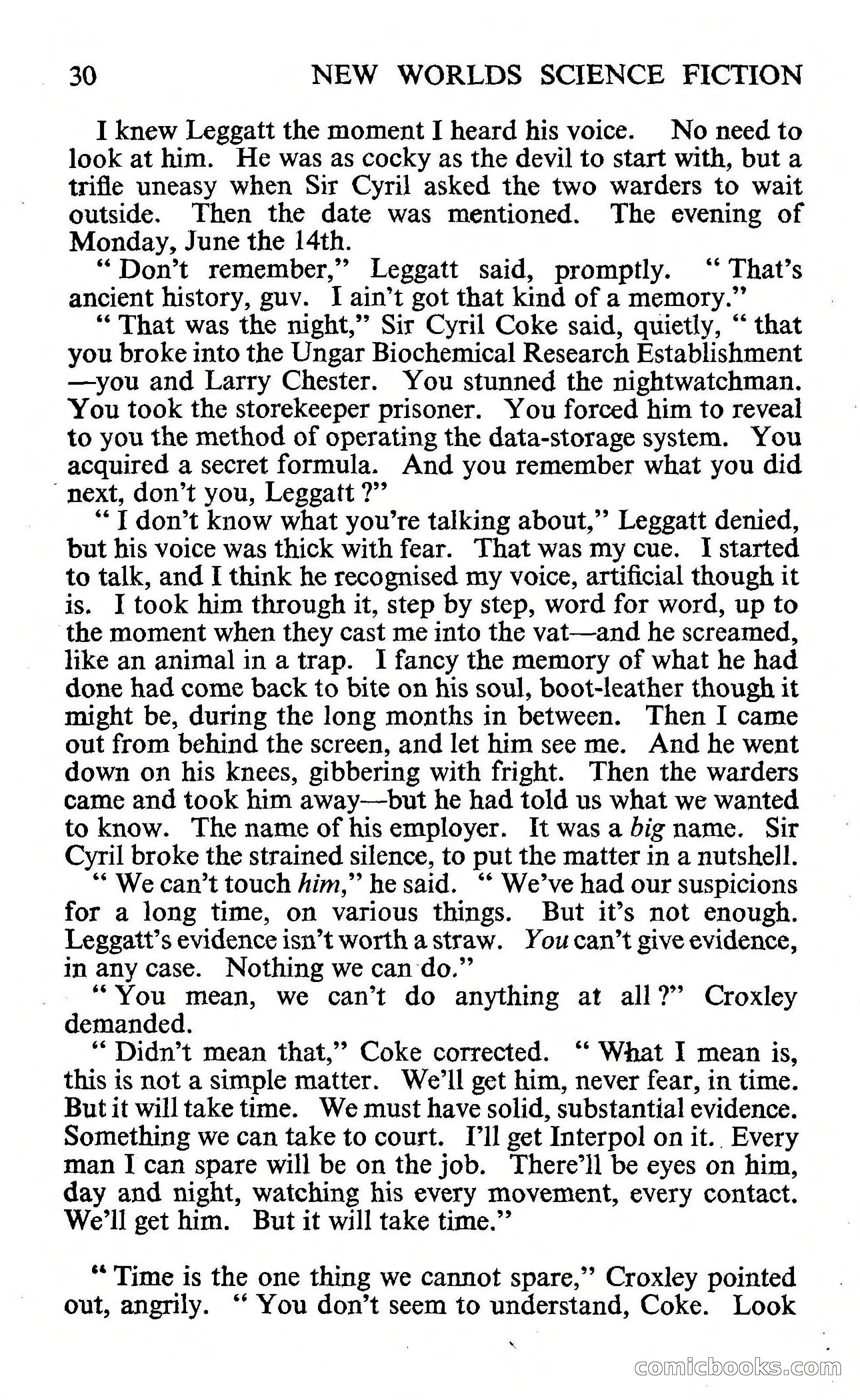 New Worlds Science Fiction #109, Volume 37 — page 32 of 133