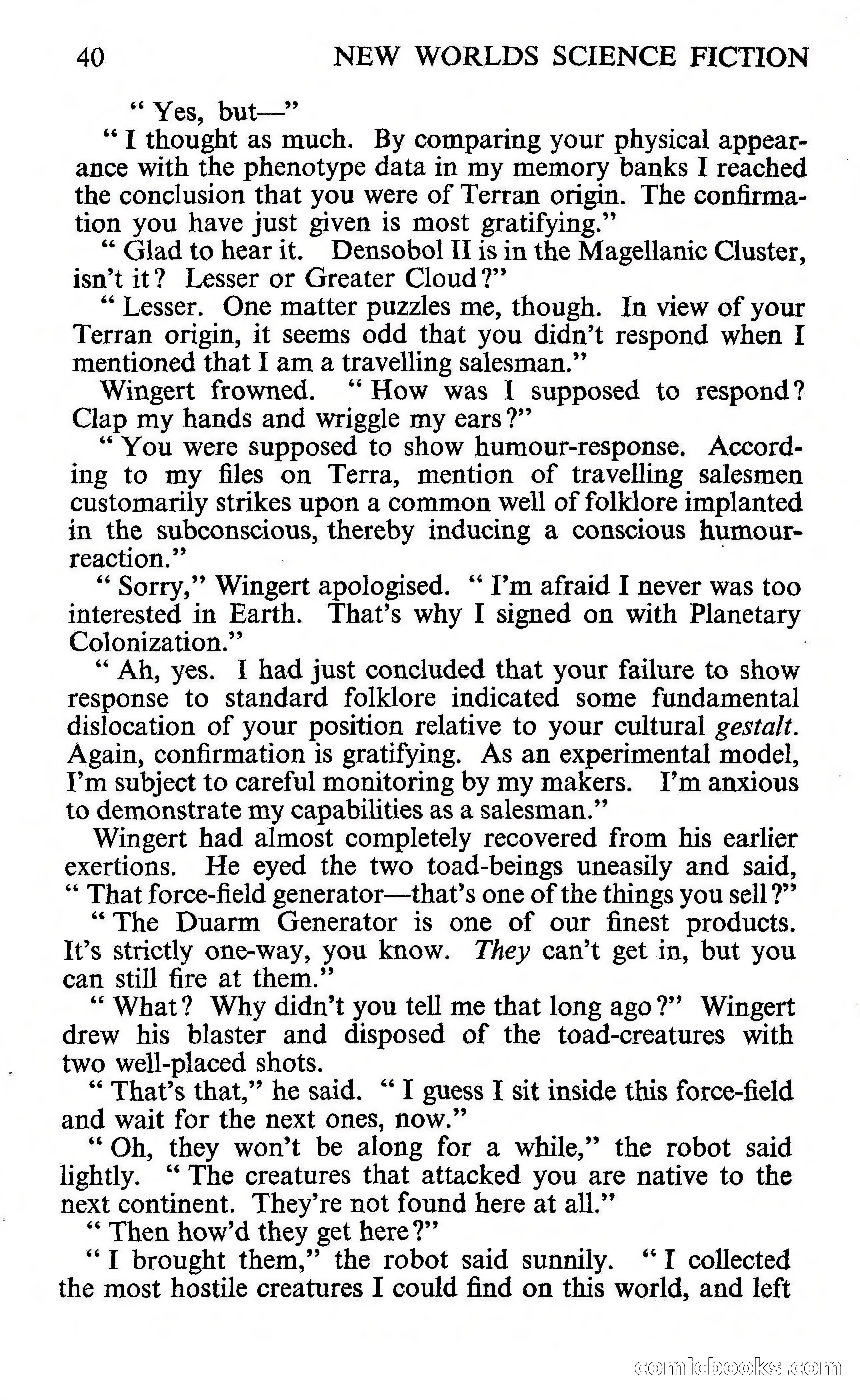 New Worlds Science Fiction #109, Volume 37 — page 42 of 133