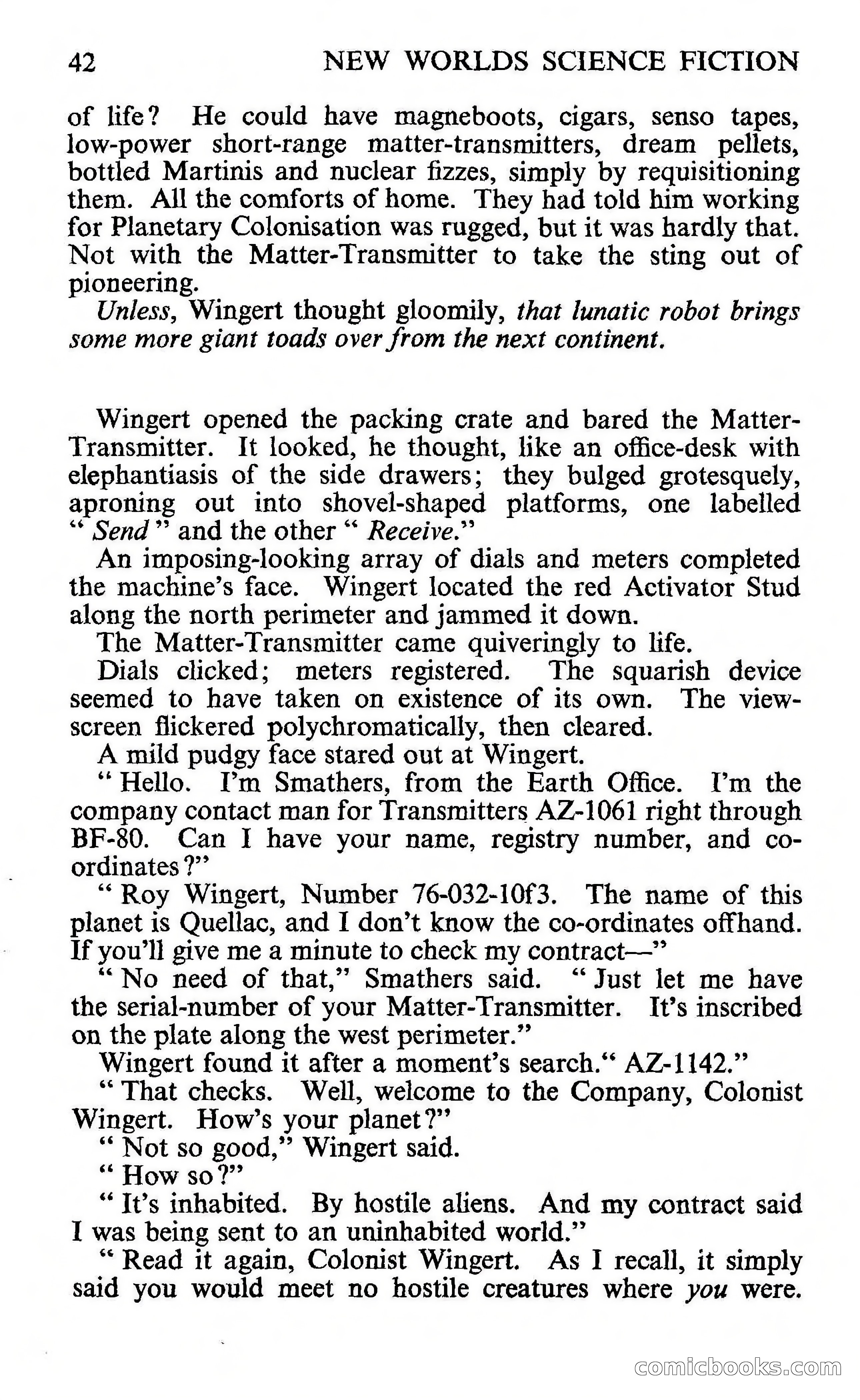 New Worlds Science Fiction #109, Volume 37 — page 44 of 133