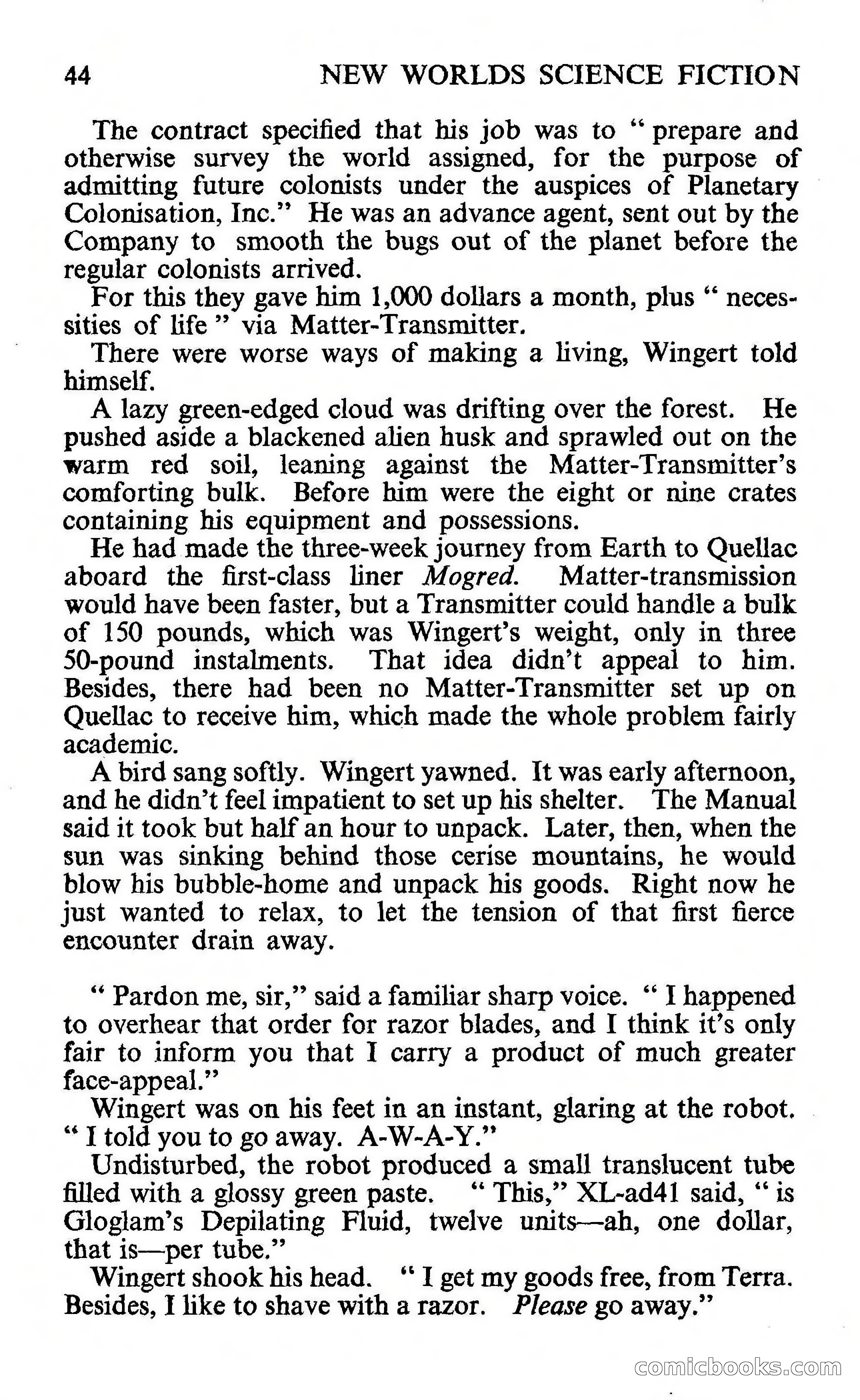 New Worlds Science Fiction #109, Volume 37 — page 46 of 133