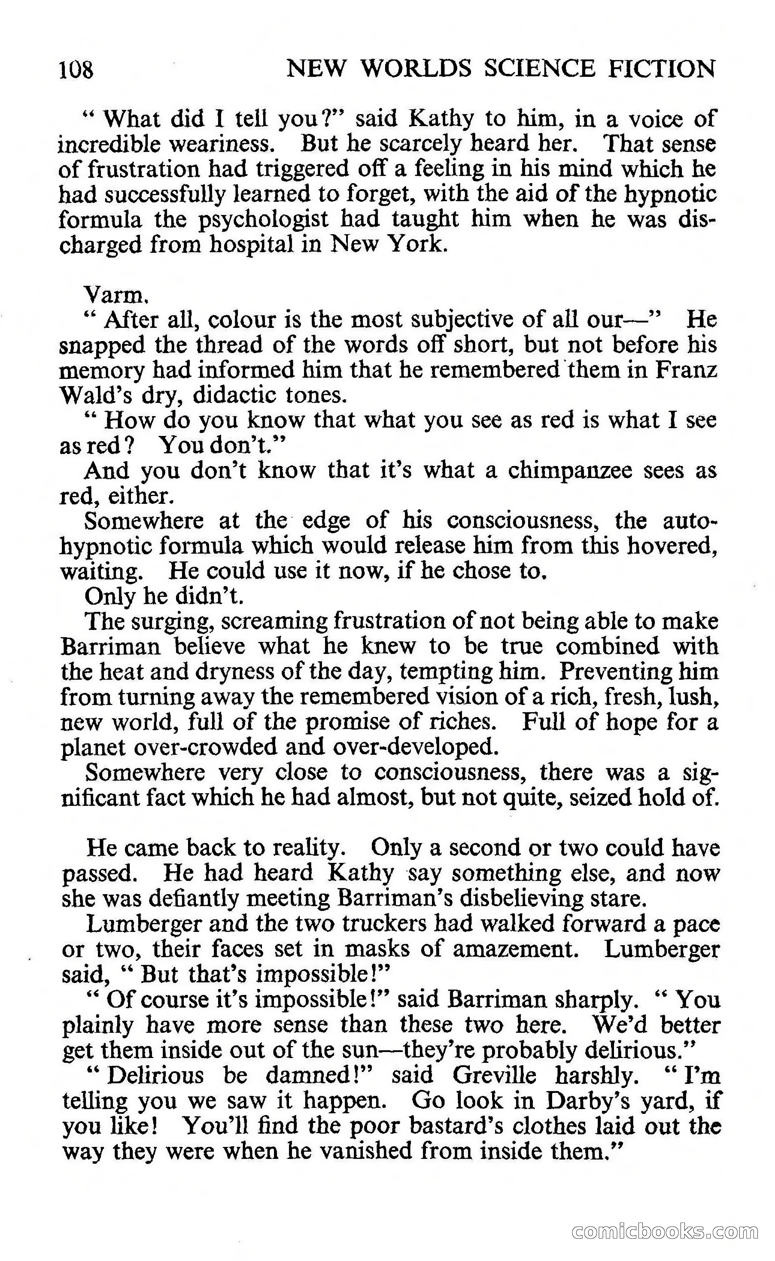 New Worlds Science Fiction #109, Volume 37 — page 110 of 133