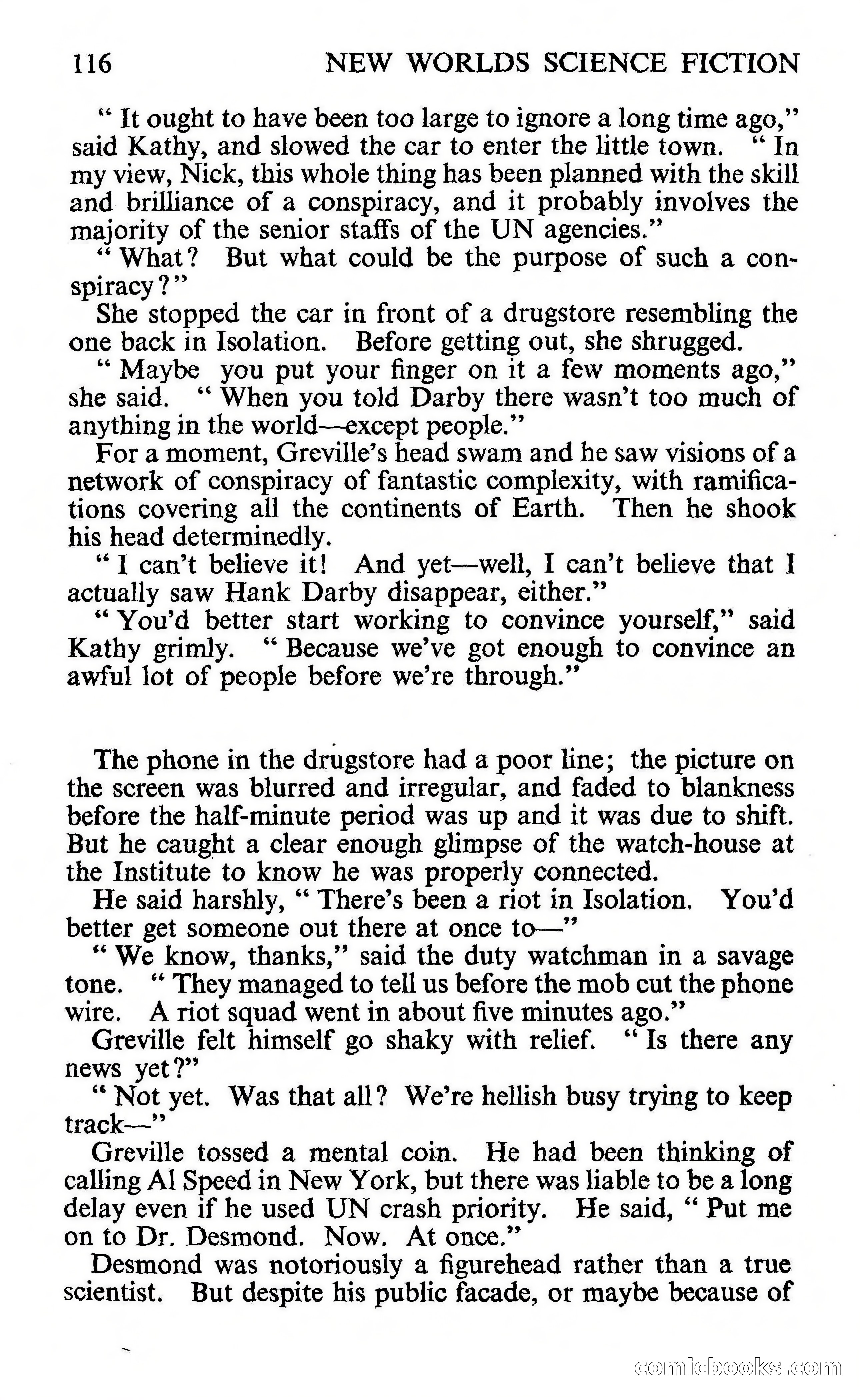 New Worlds Science Fiction #109, Volume 37 — page 118 of 133