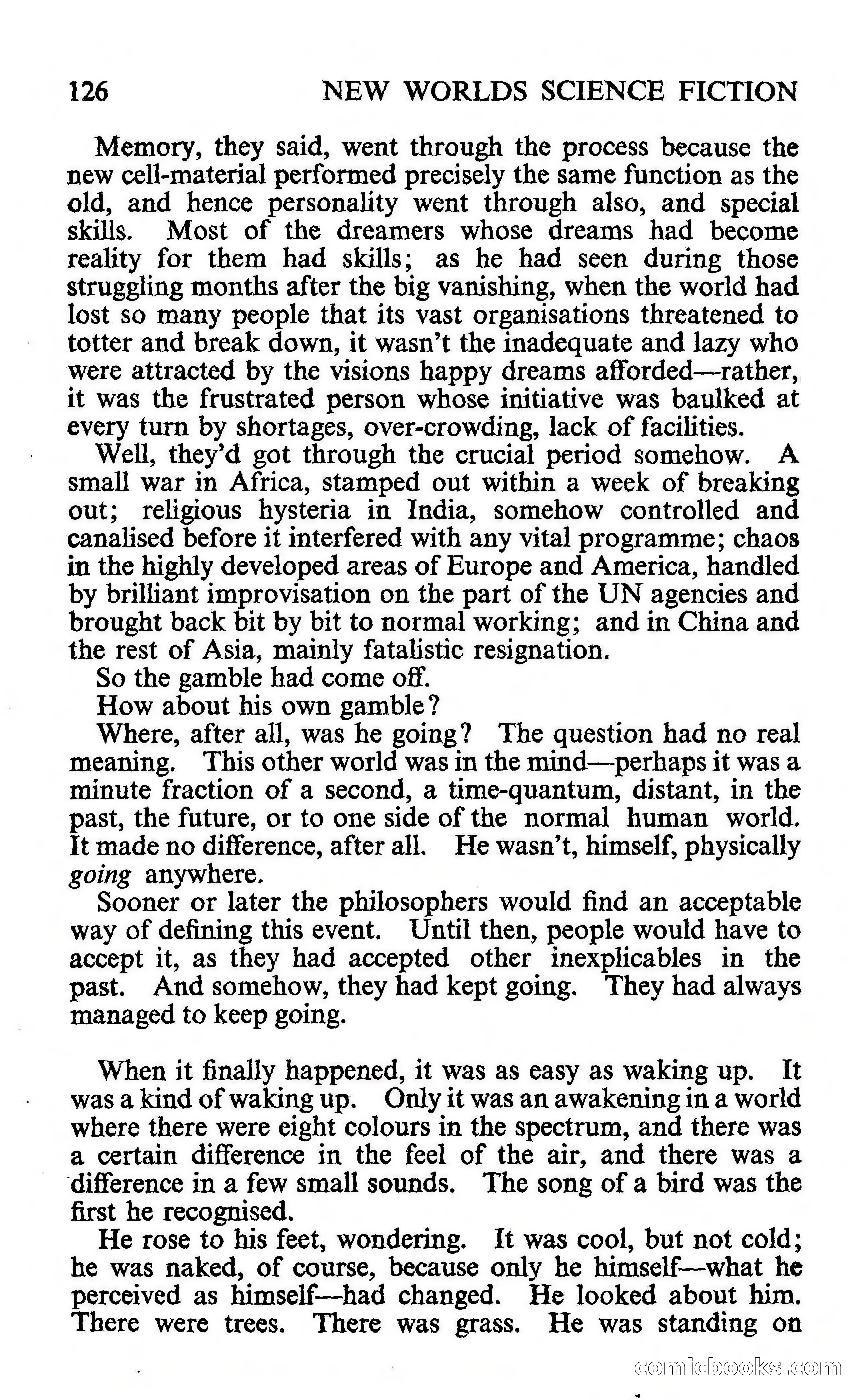 New Worlds Science Fiction #109, Volume 37 — page 128 of 133