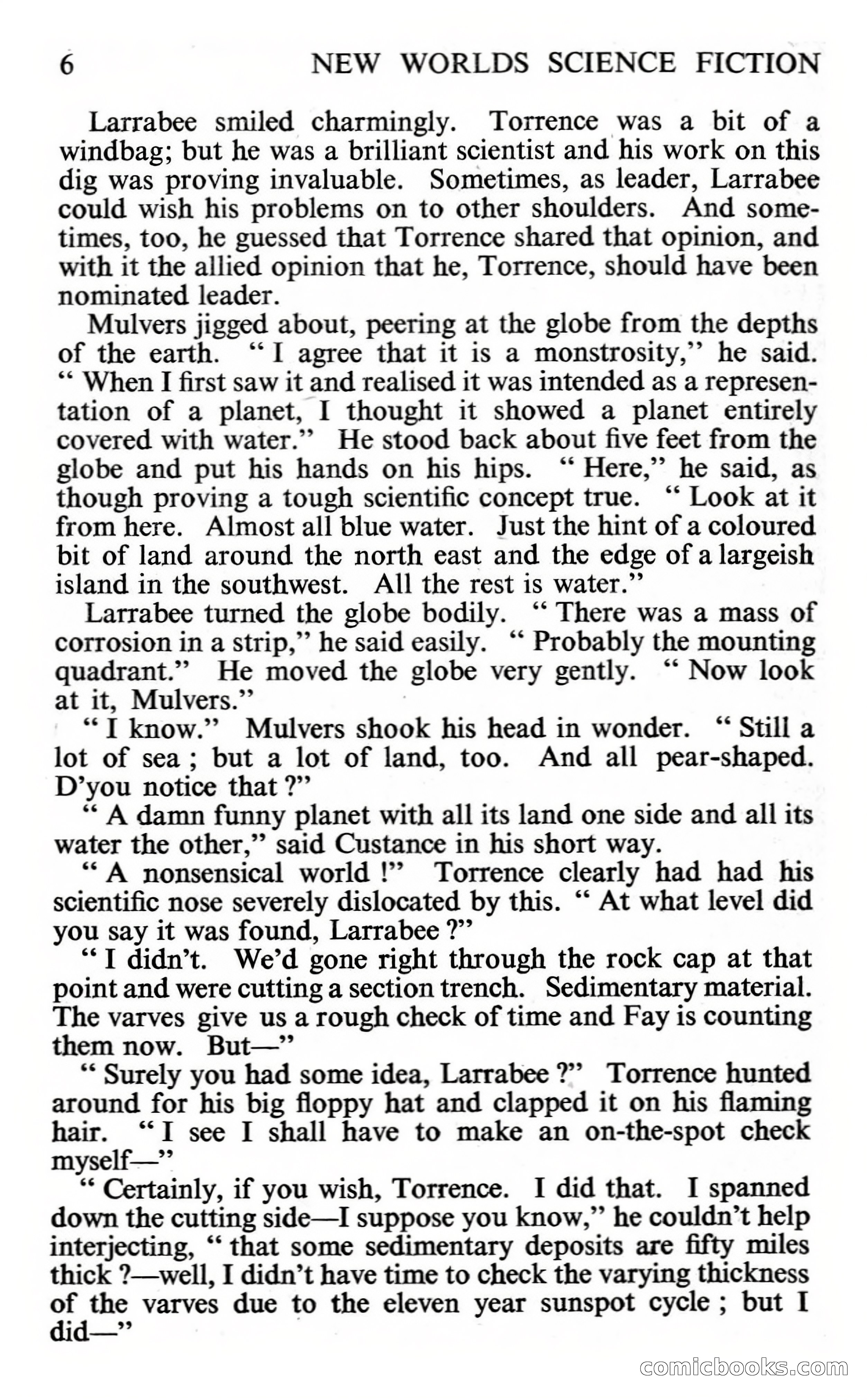 New Worlds #112, Vol. 38 (November 1961) — page 8 of 132