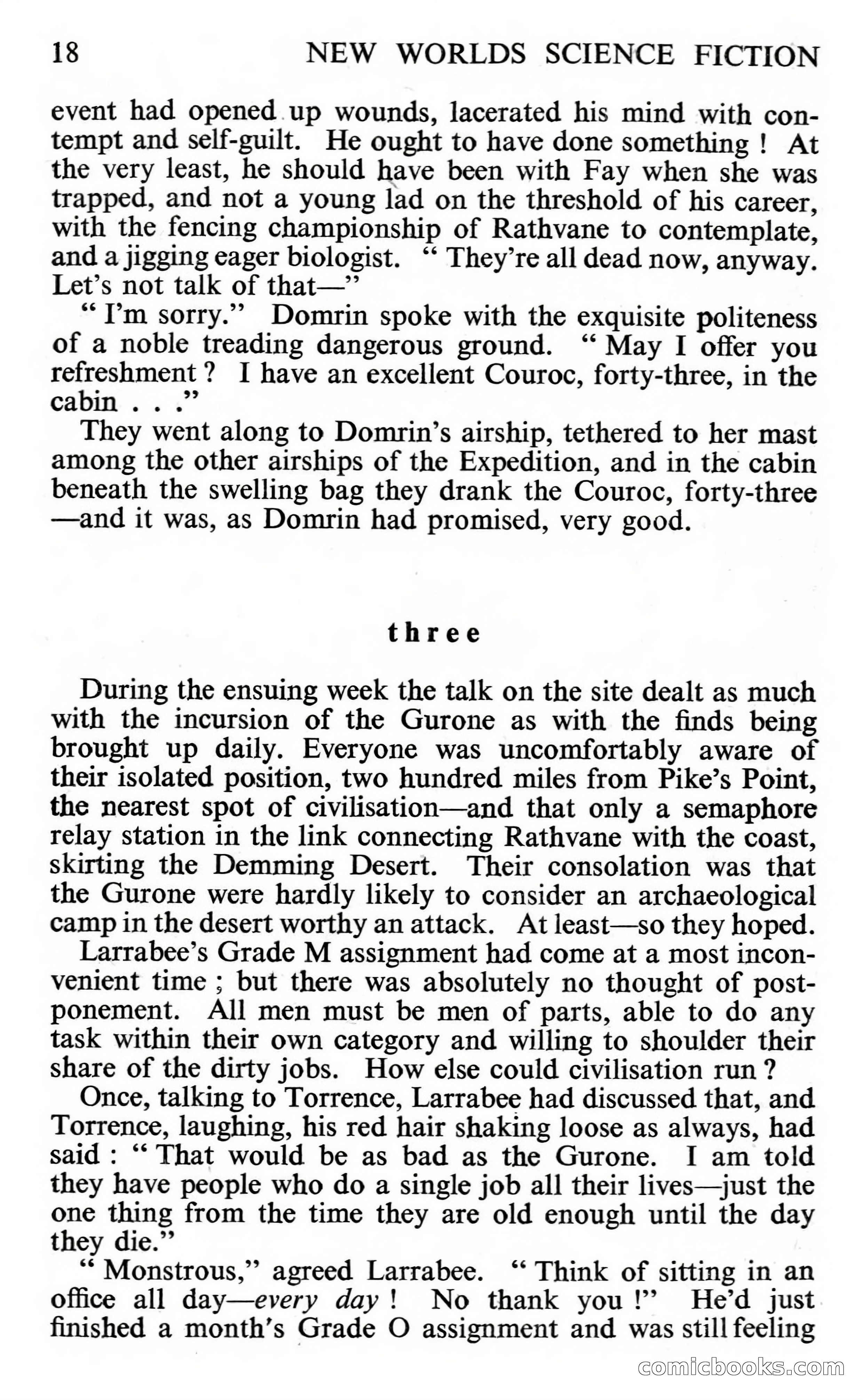 New Worlds #112, Vol. 38 (November 1961) — page 20 of 132