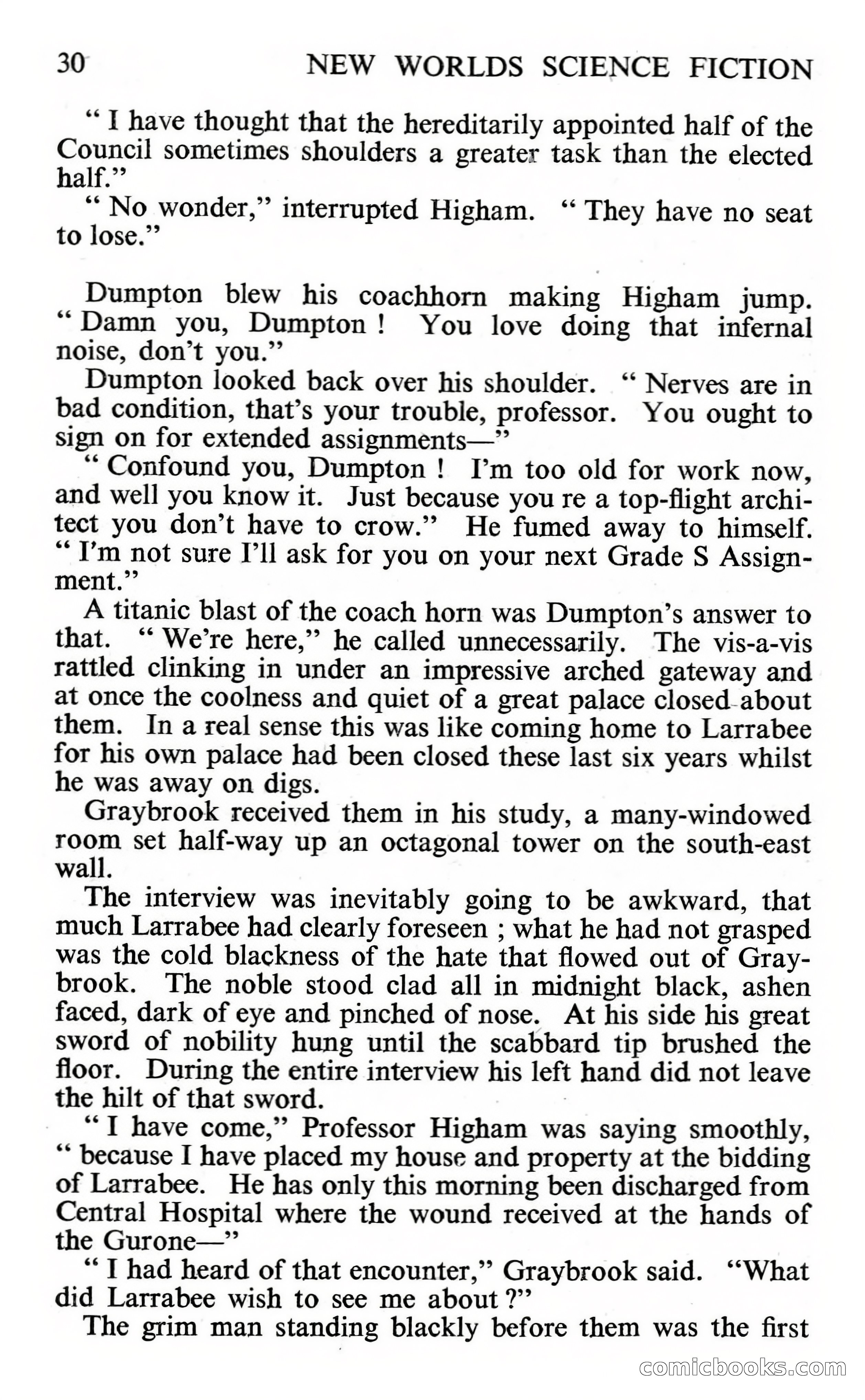 New Worlds #112, Vol. 38 (November 1961) — page 32 of 132