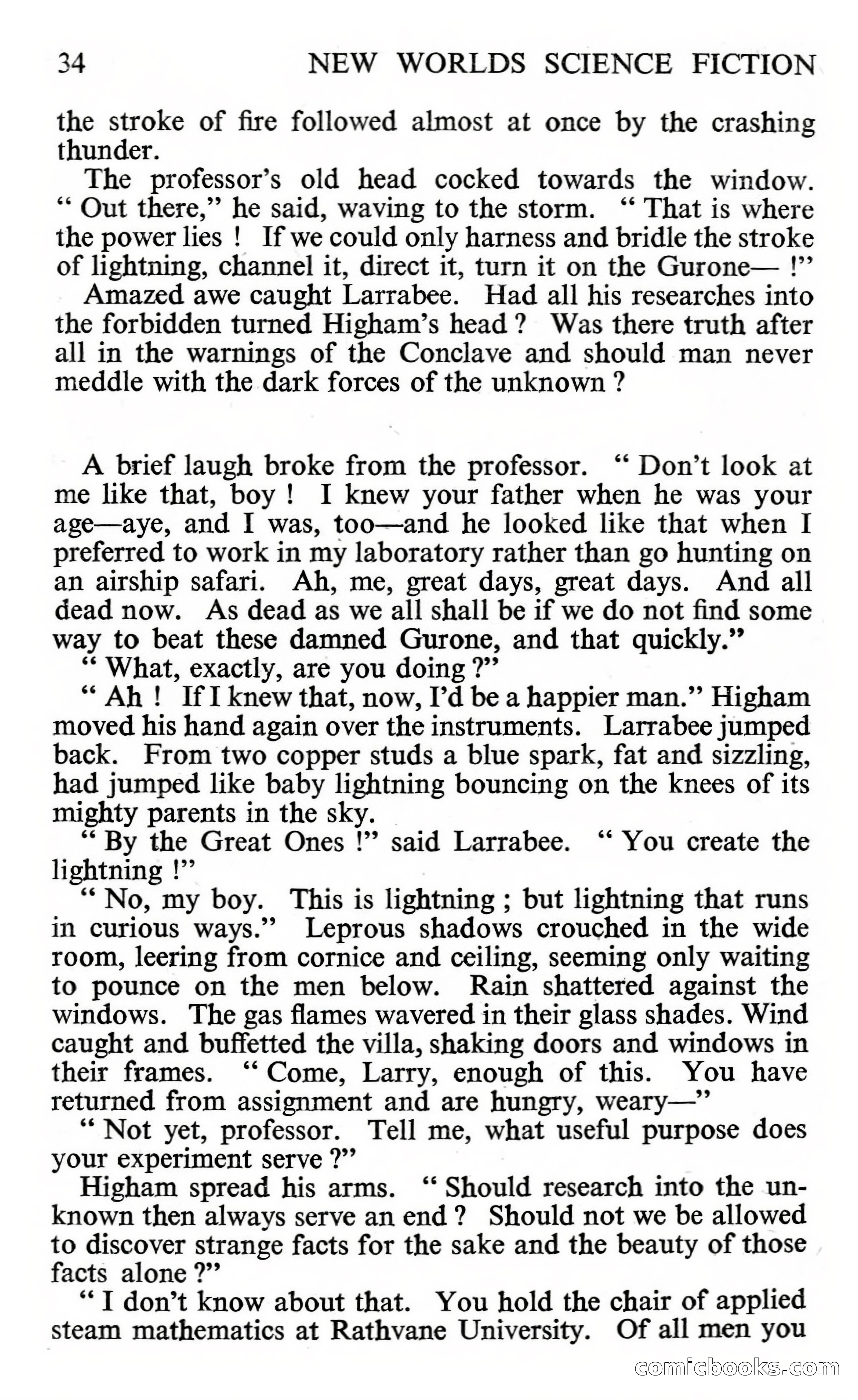 New Worlds #112, Vol. 38 (November 1961) — page 36 of 132