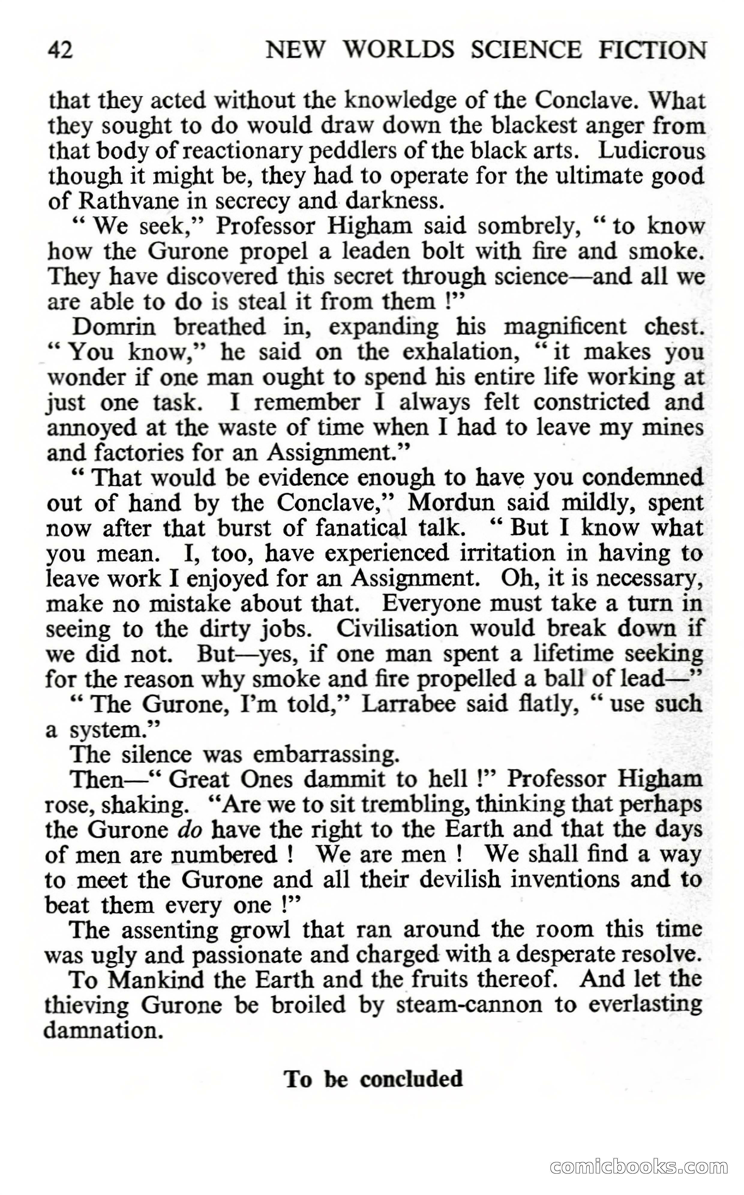 New Worlds #112, Vol. 38 (November 1961) — page 44 of 132