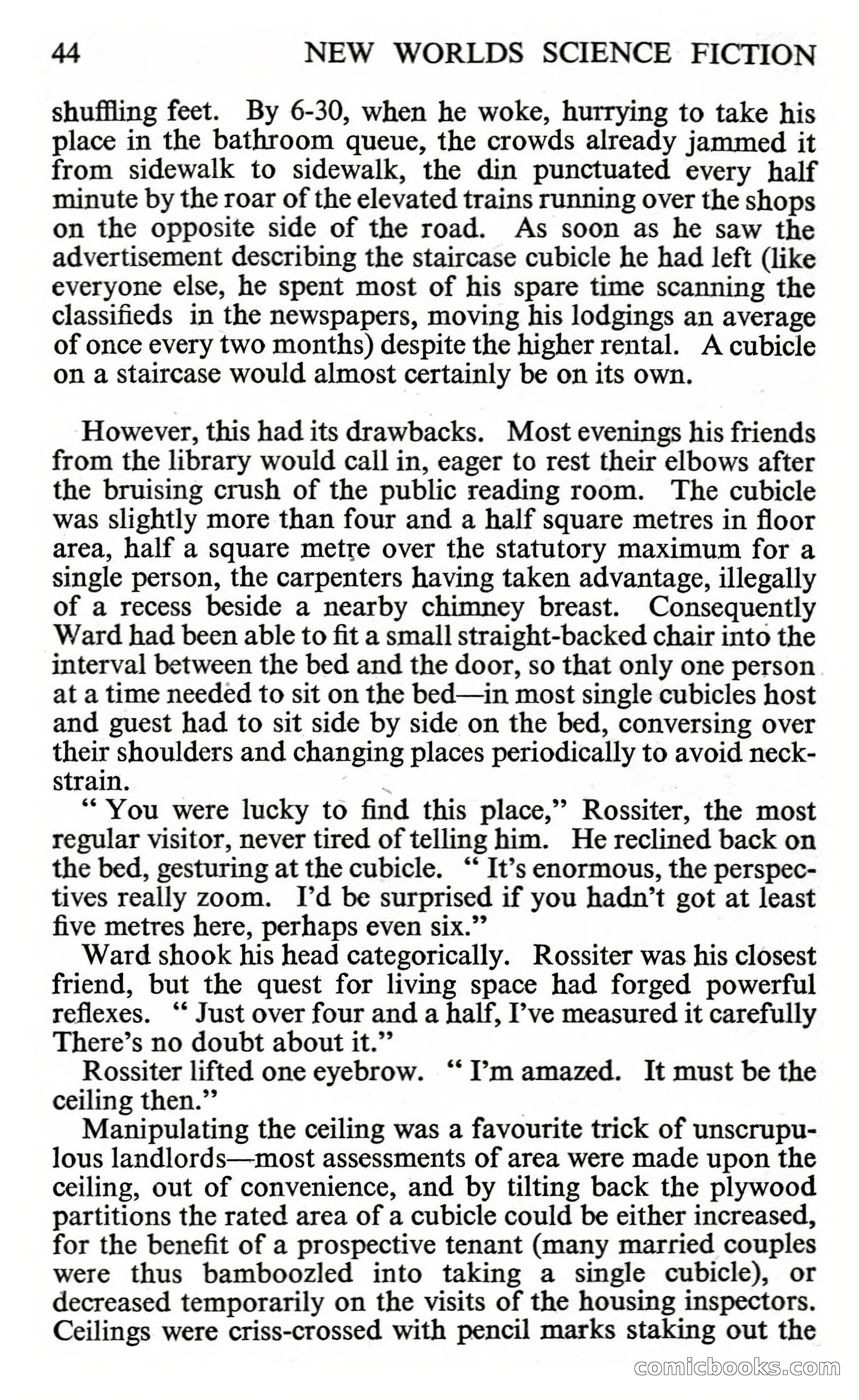New Worlds #112, Vol. 38 (November 1961) — page 46 of 132