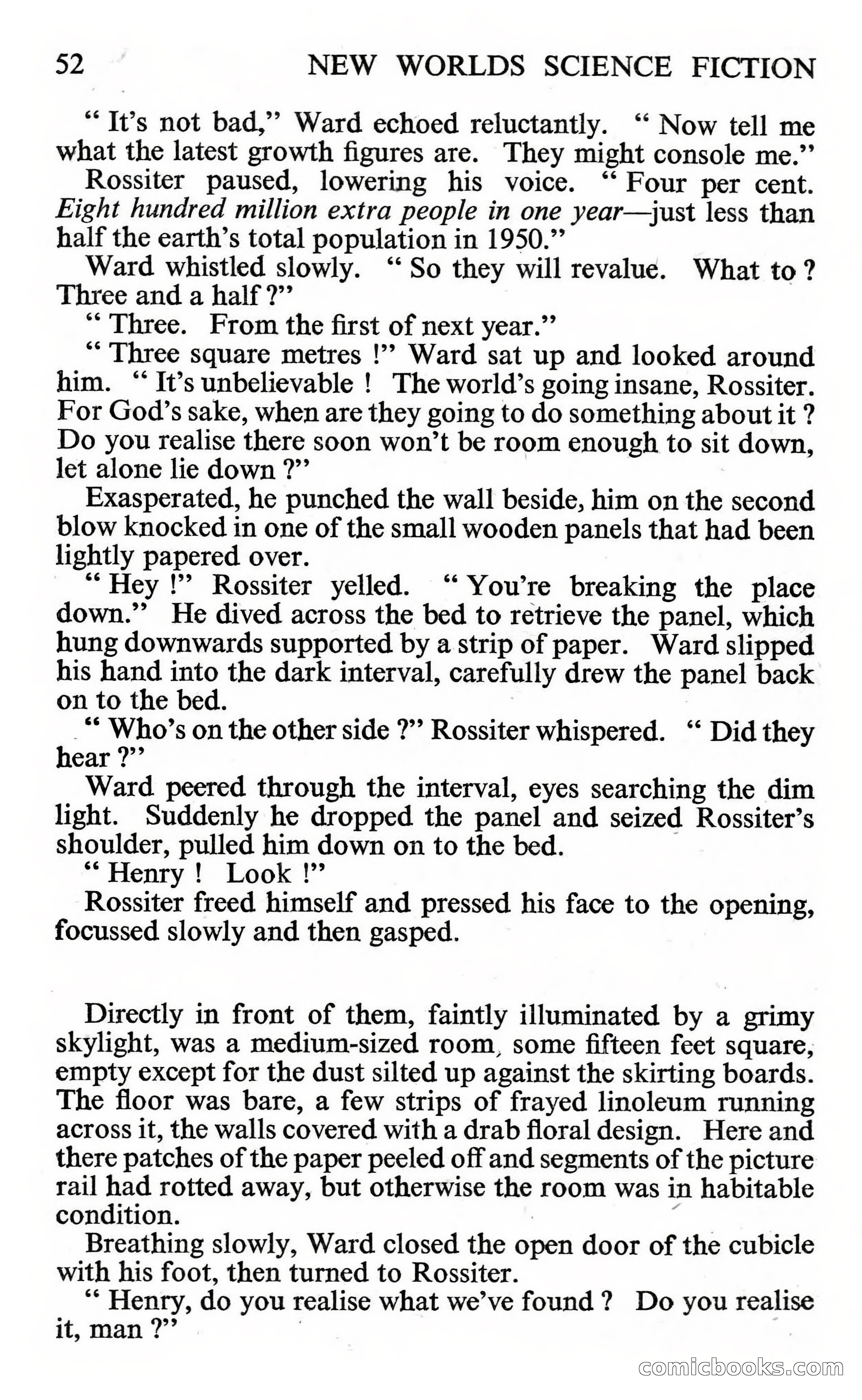 New Worlds #112, Vol. 38 (November 1961) — page 54 of 132