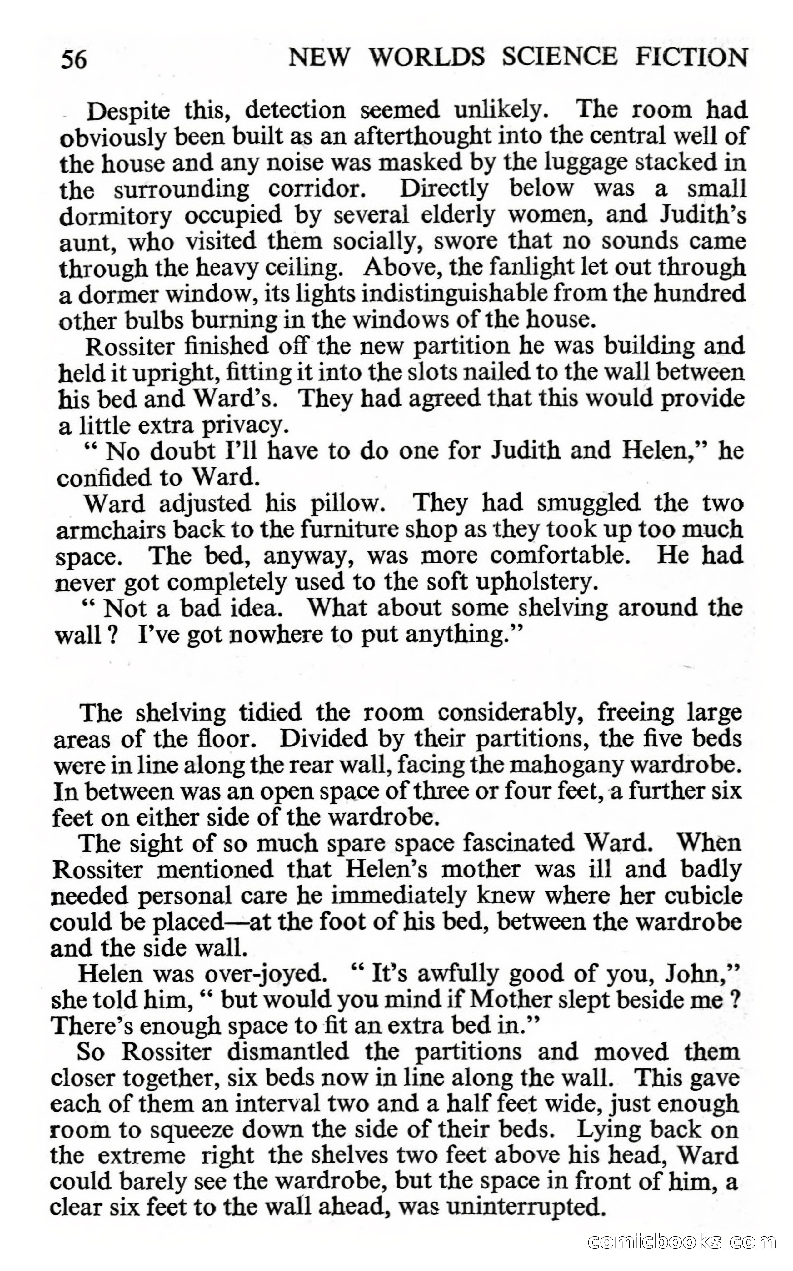 New Worlds #112, Vol. 38 (November 1961) — page 58 of 132