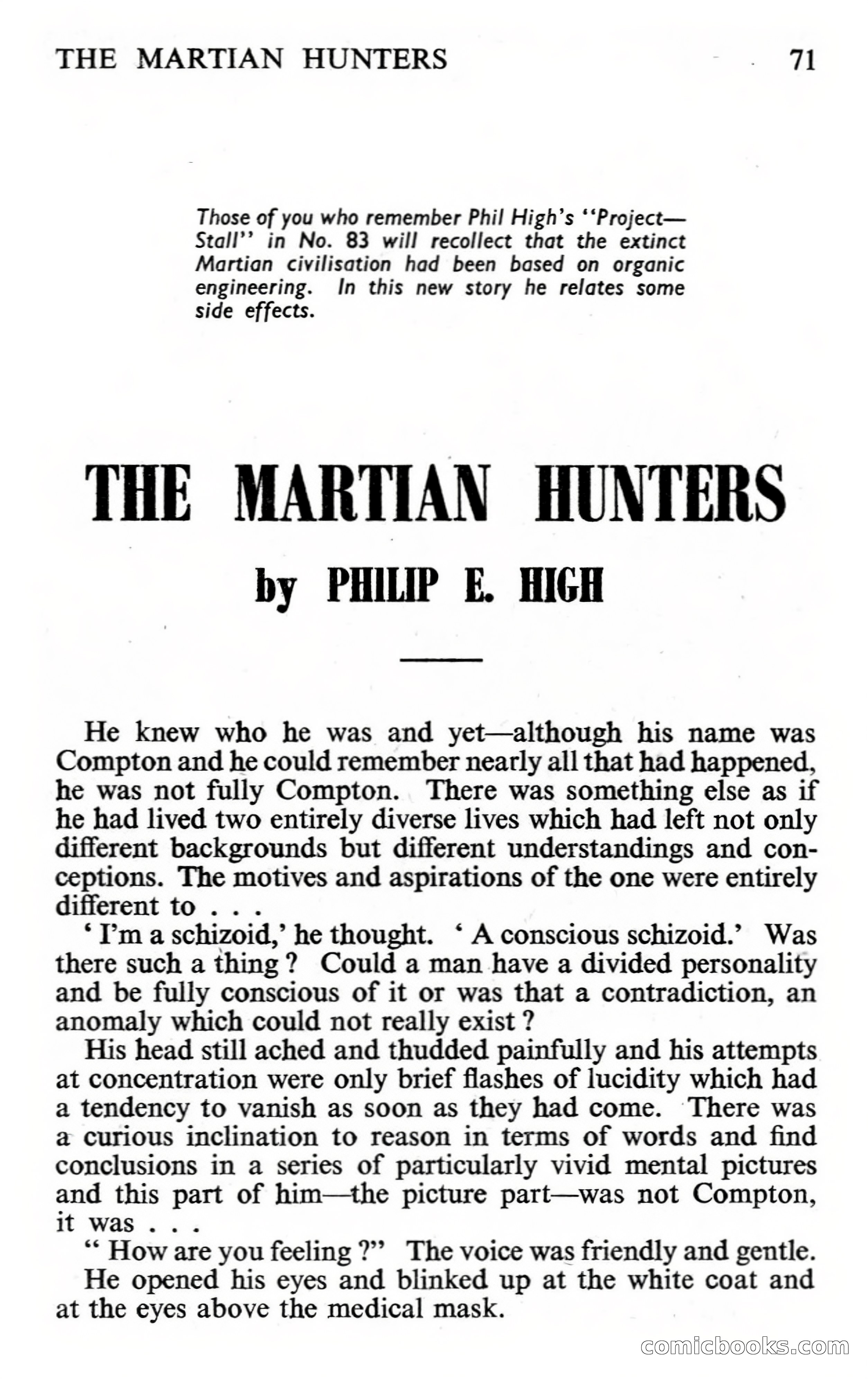 New Worlds #112, Vol. 38 (November 1961) — page 73 of 132