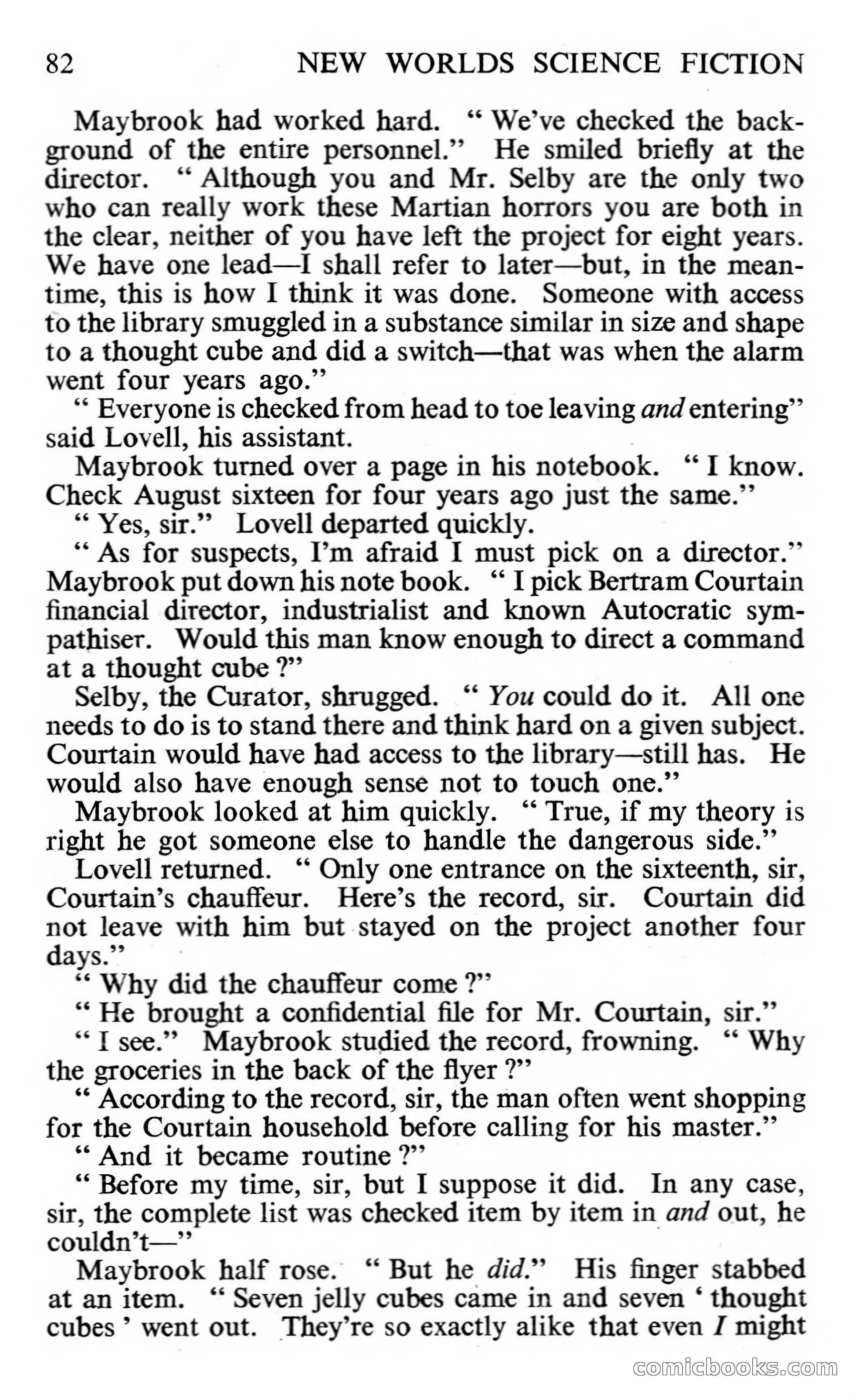 New Worlds #112, Vol. 38 (November 1961) — page 84 of 132