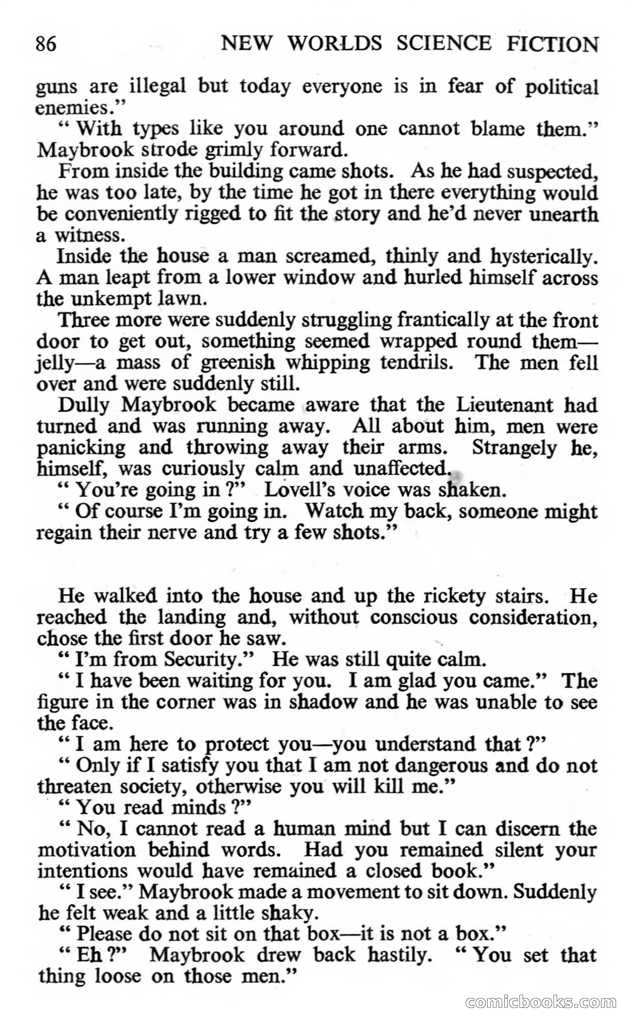 New Worlds #112, Vol. 38 (November 1961) — page 88 of 132