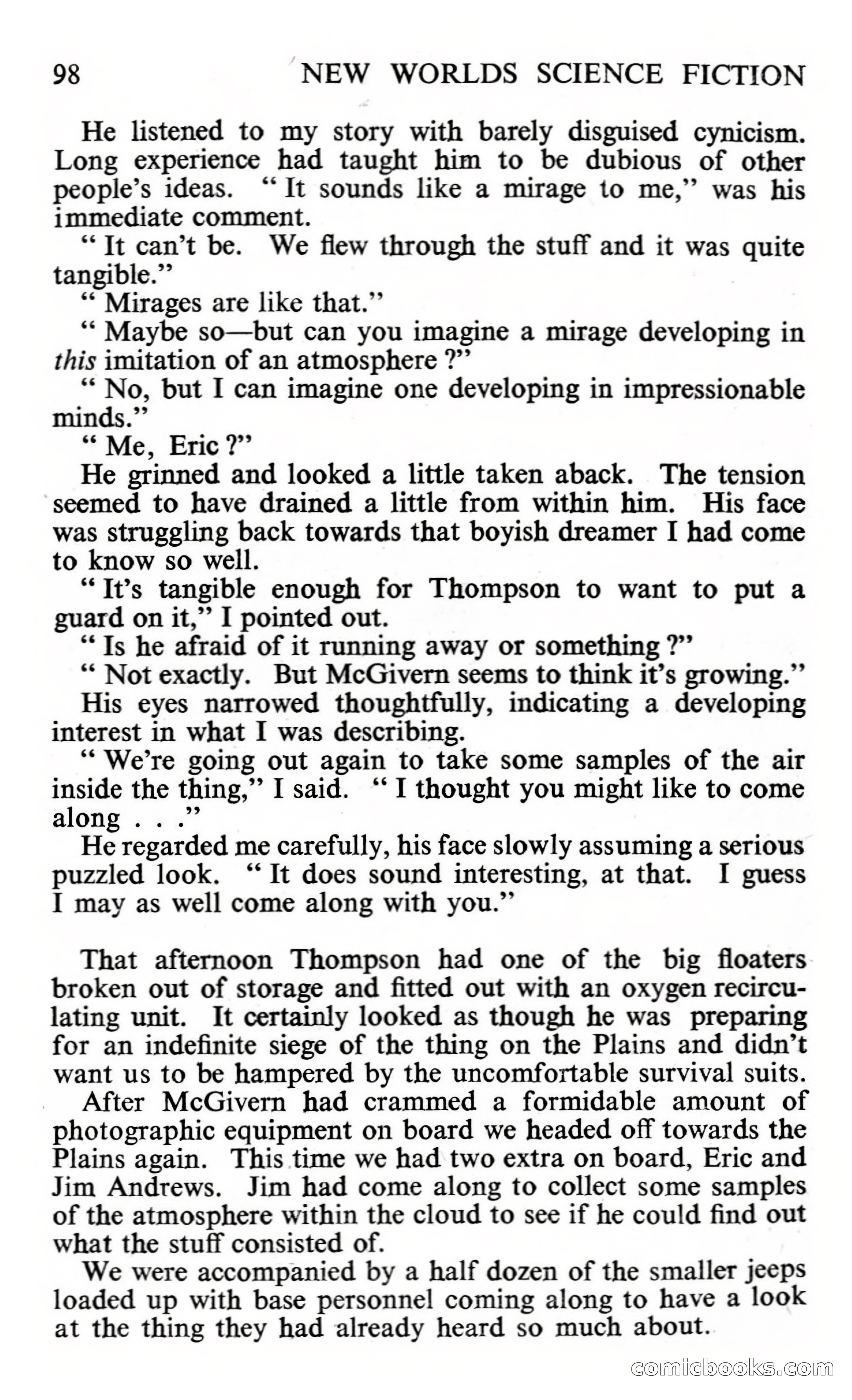 New Worlds #112, Vol. 38 (November 1961) — page 100 of 132