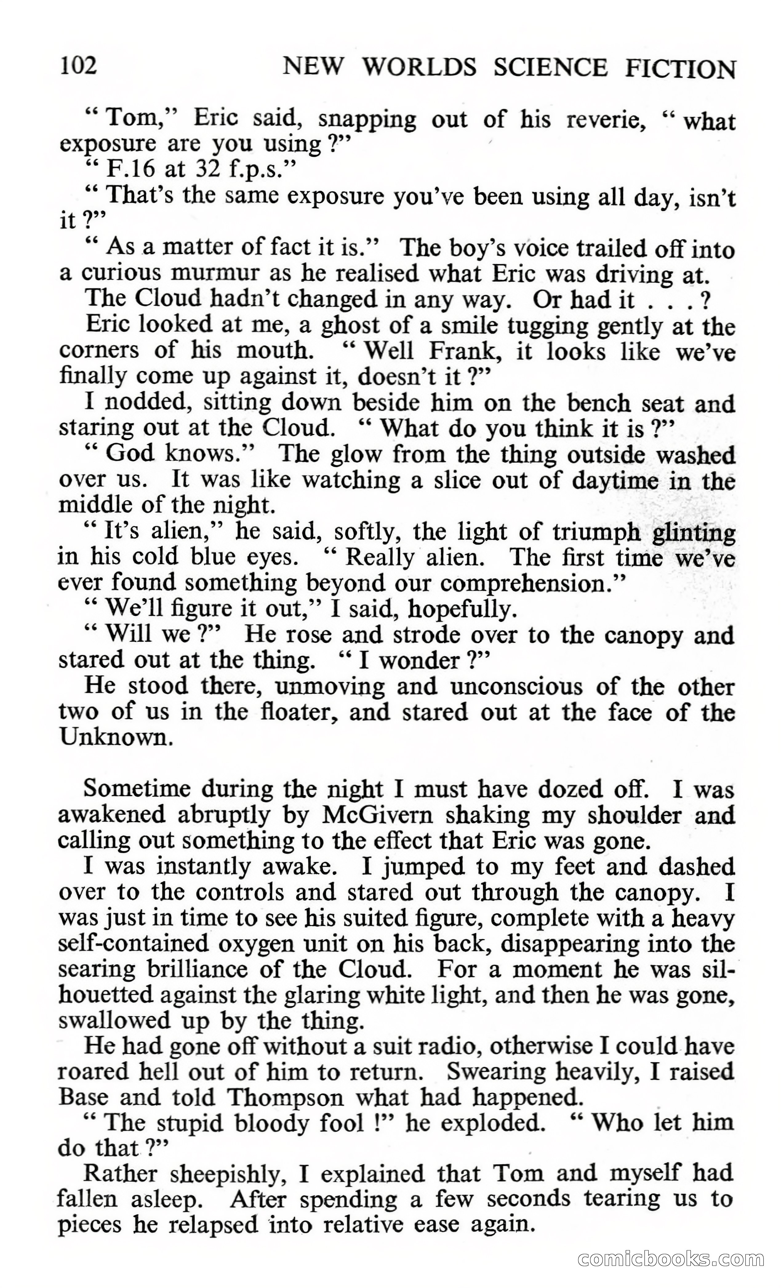 New Worlds #112, Vol. 38 (November 1961) — page 104 of 132