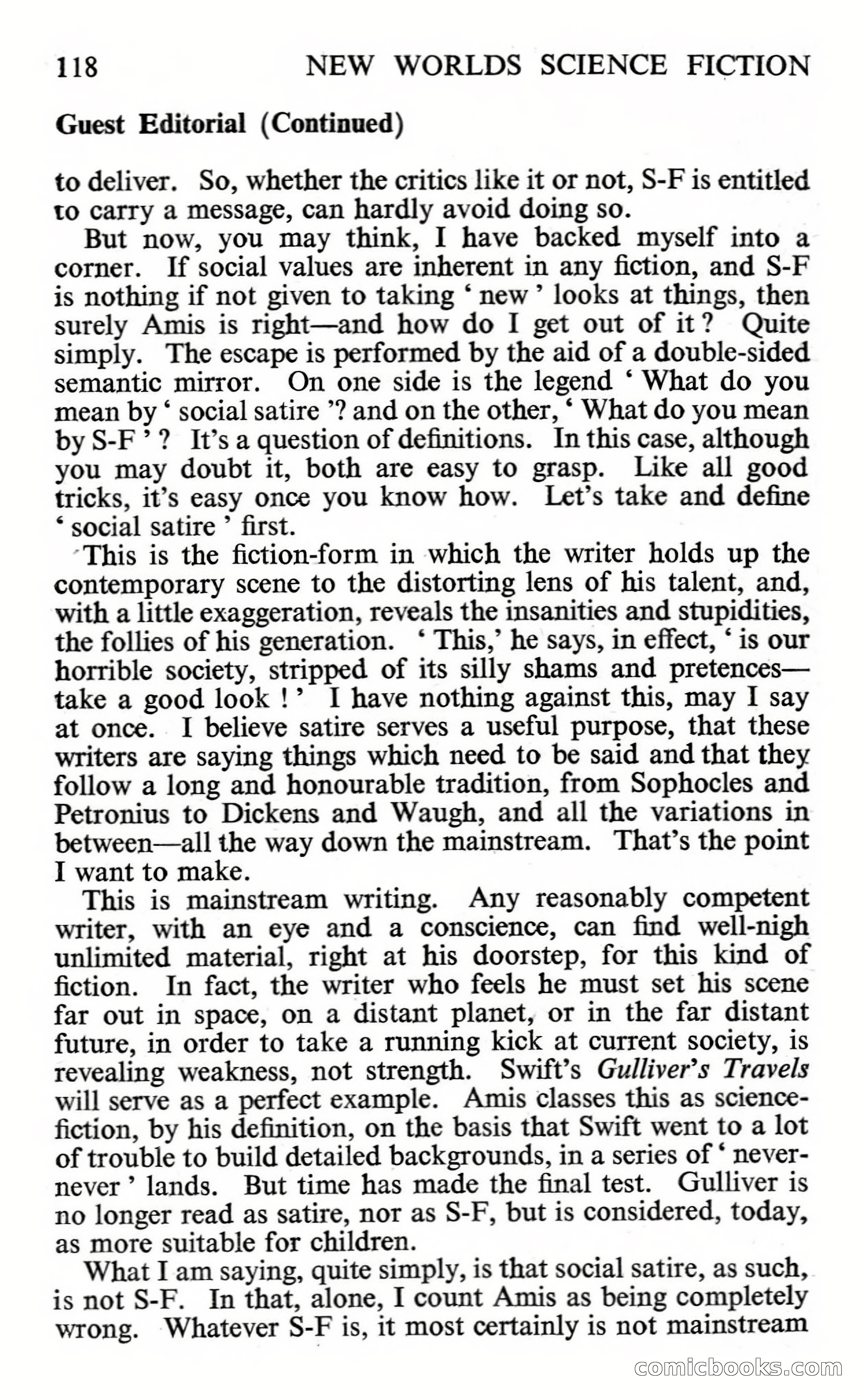 New Worlds #112, Vol. 38 (November 1961) — page 120 of 132