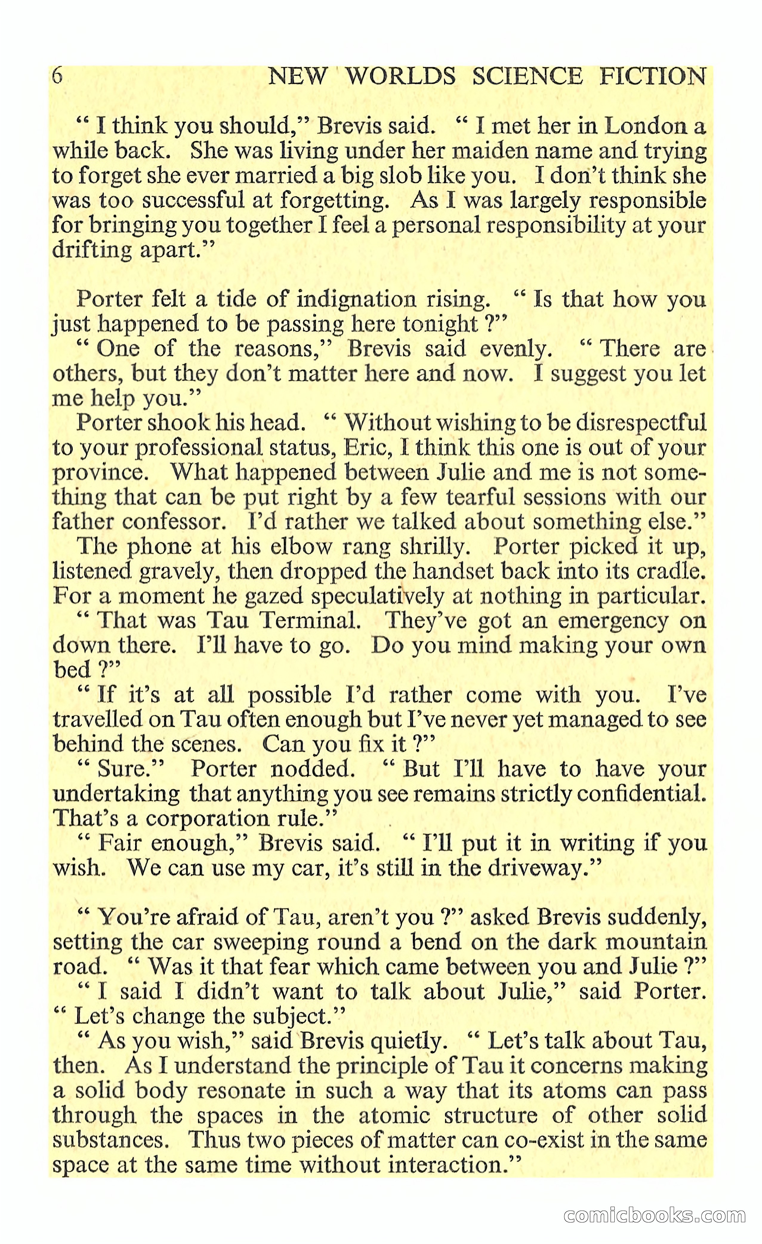 New Worlds Science Fiction #125 — page 8 of 132