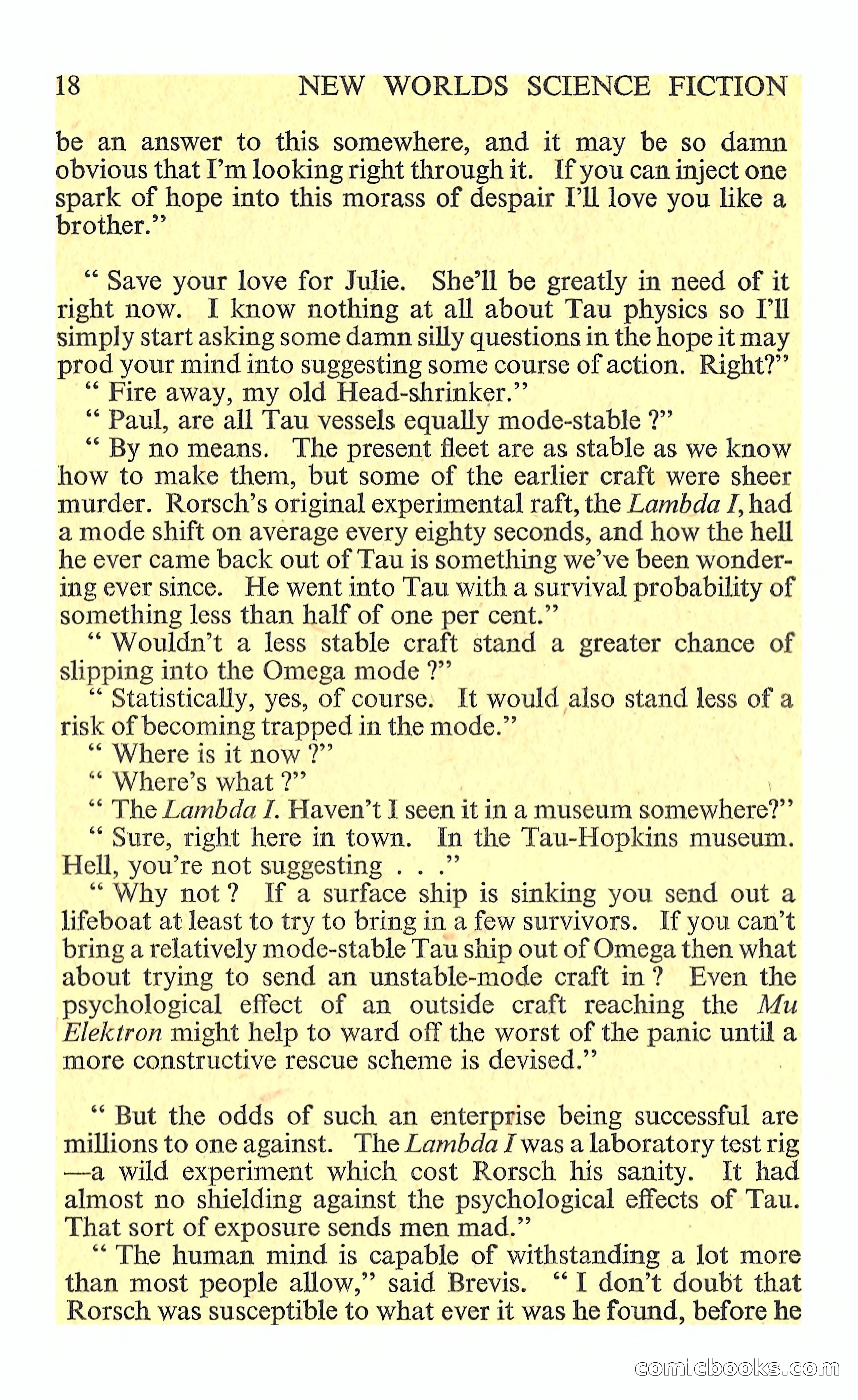 New Worlds Science Fiction #125 — page 20 of 132